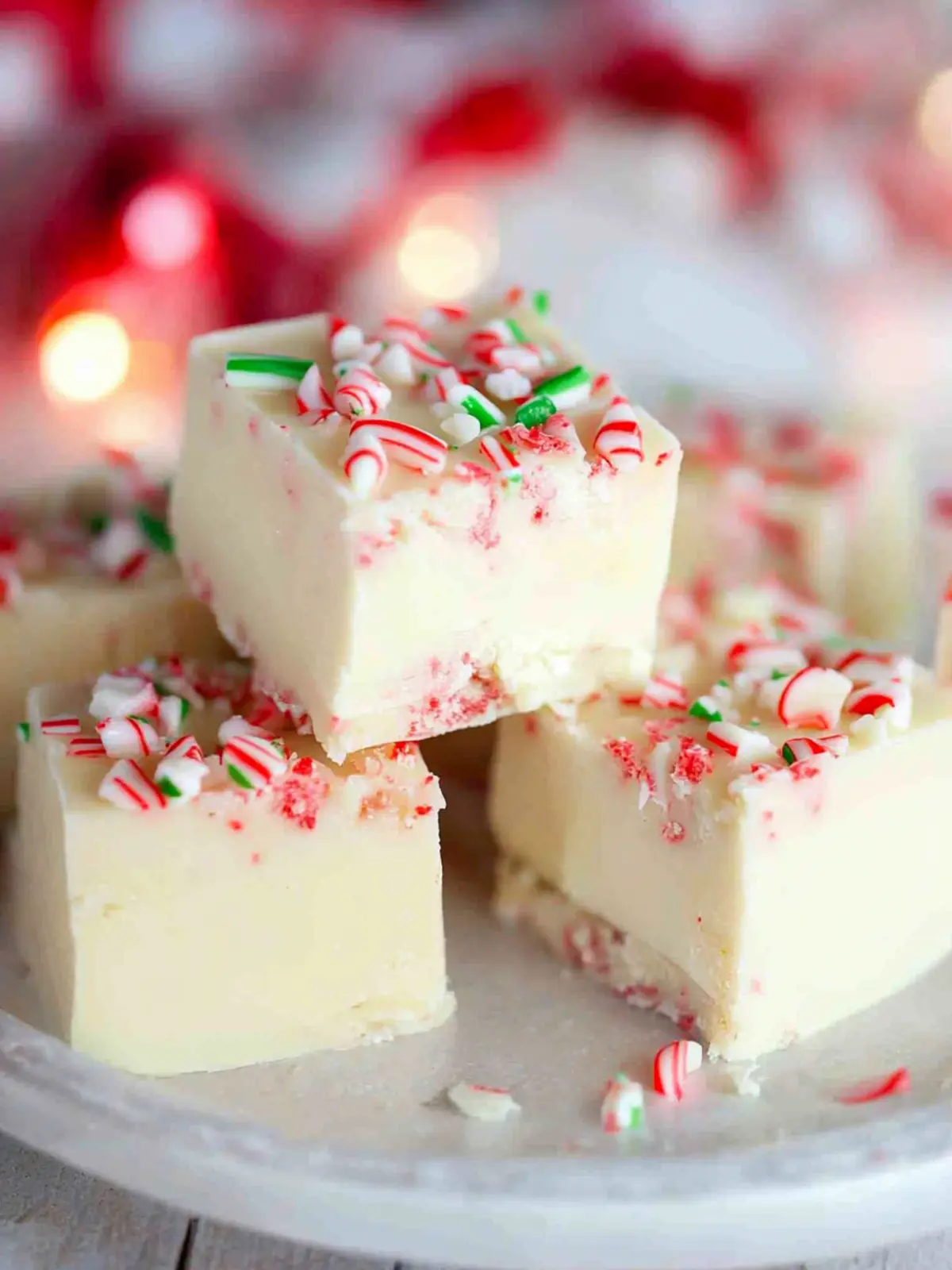 Dreamy White Chocolate Candy Cane Fudge for Festive Giving 4 White Chocolate Candy Cane Fudge