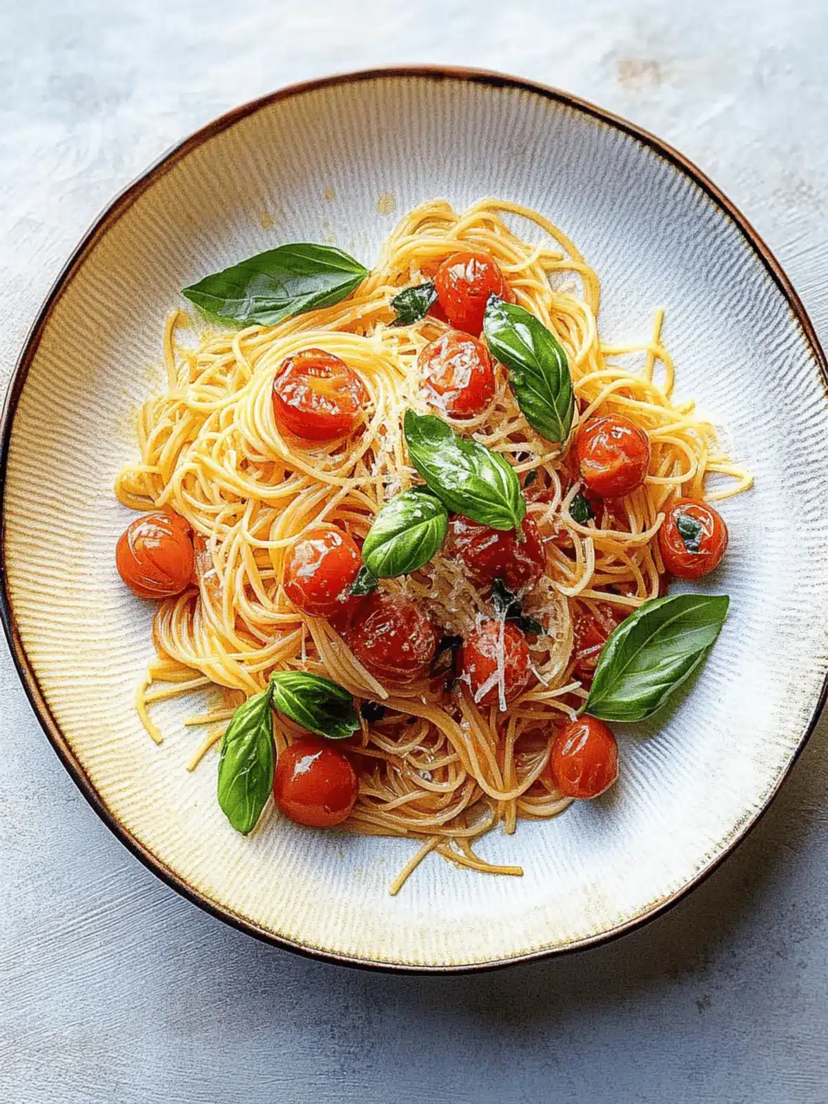 Savory Cherry Tomato and Basil Pasta in Under 20 Minutes 2 Cherry tomato and basil pasta