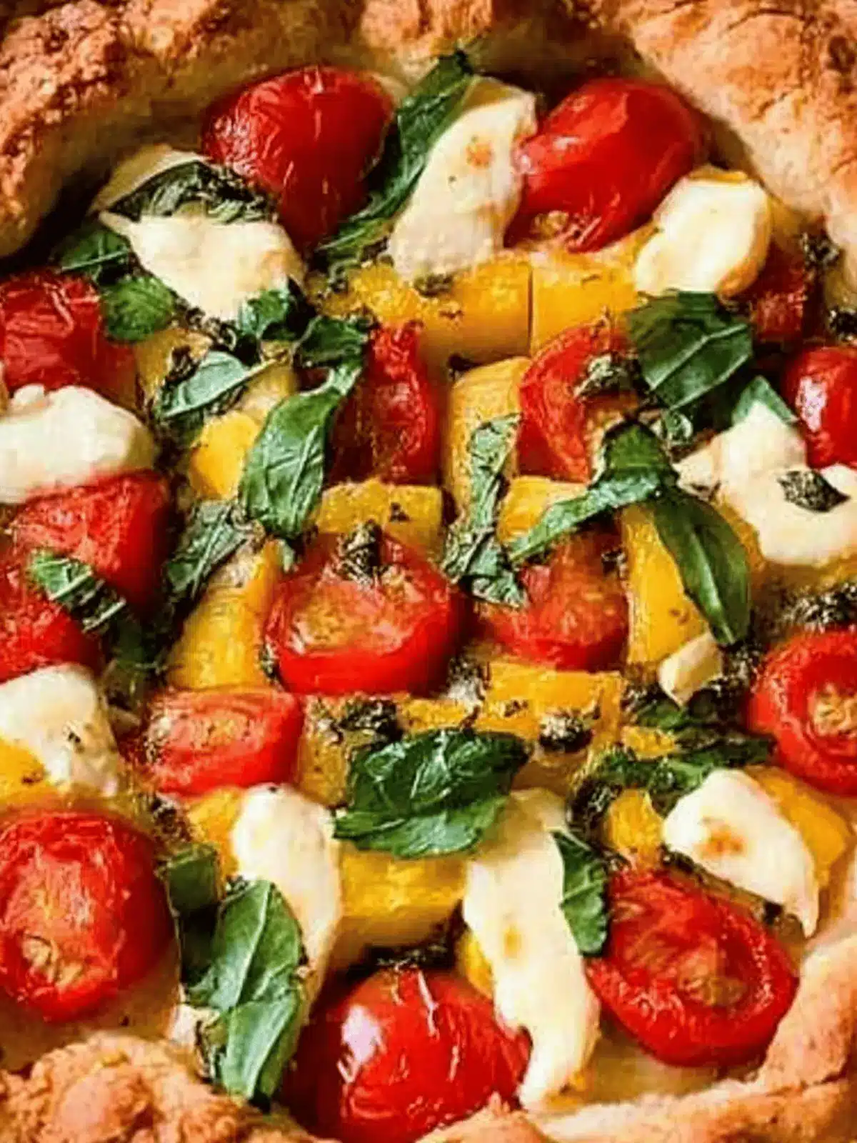 Herbed Patty Pan Squash Tomato Tart with a Healthy Crust Delight 2 Herbed Patty Pan Squash Tomato Tart with a Healthy Crust Delight