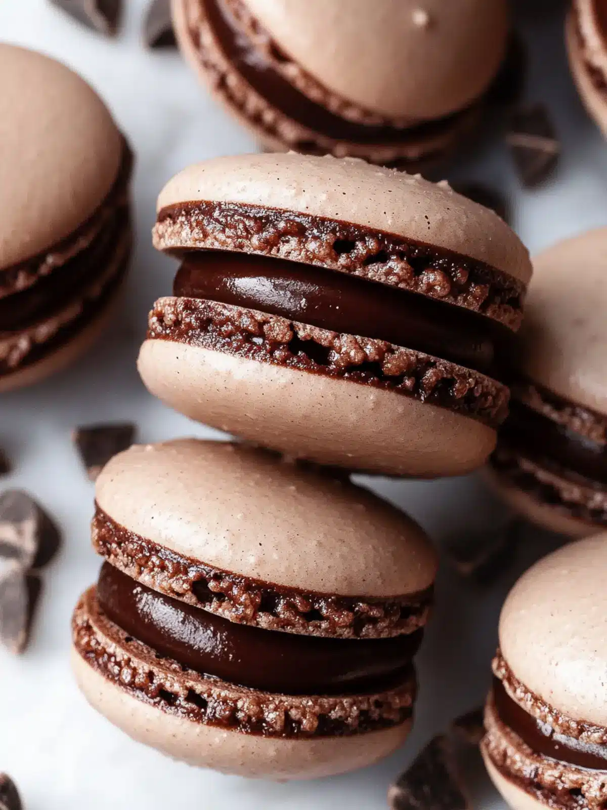 French Chocolate Macarons: Easy Recipe for Sweet Success 2 French Chocolate Macarons