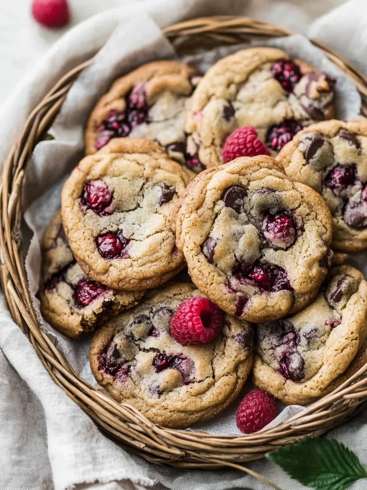 Irresistible Raspberry Chocolate Chip Cookies in 30 Minutes 2 Raspberry Chocolate Chip Cookies