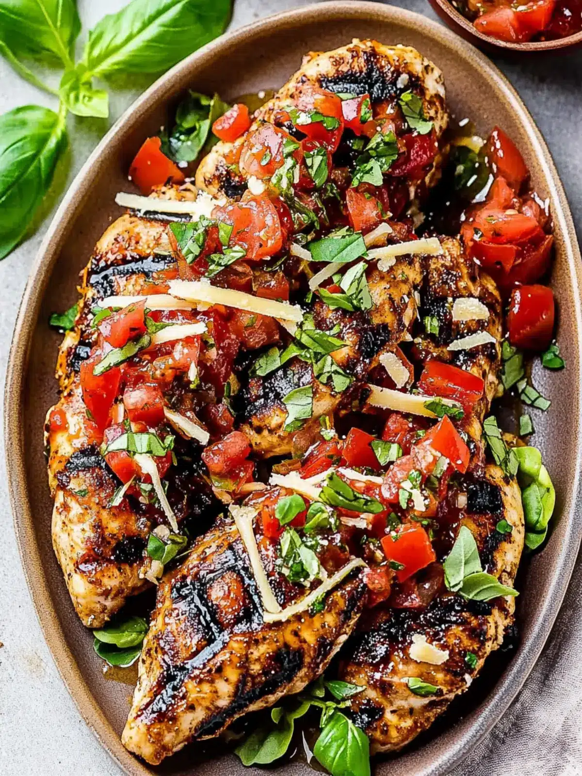 Ultimate Easy Bruschetta Chicken: Grilled, Baked & Stove Top Delights 3 Easy Bruschetta Chicken (Grilled, Baked & Stove Top)