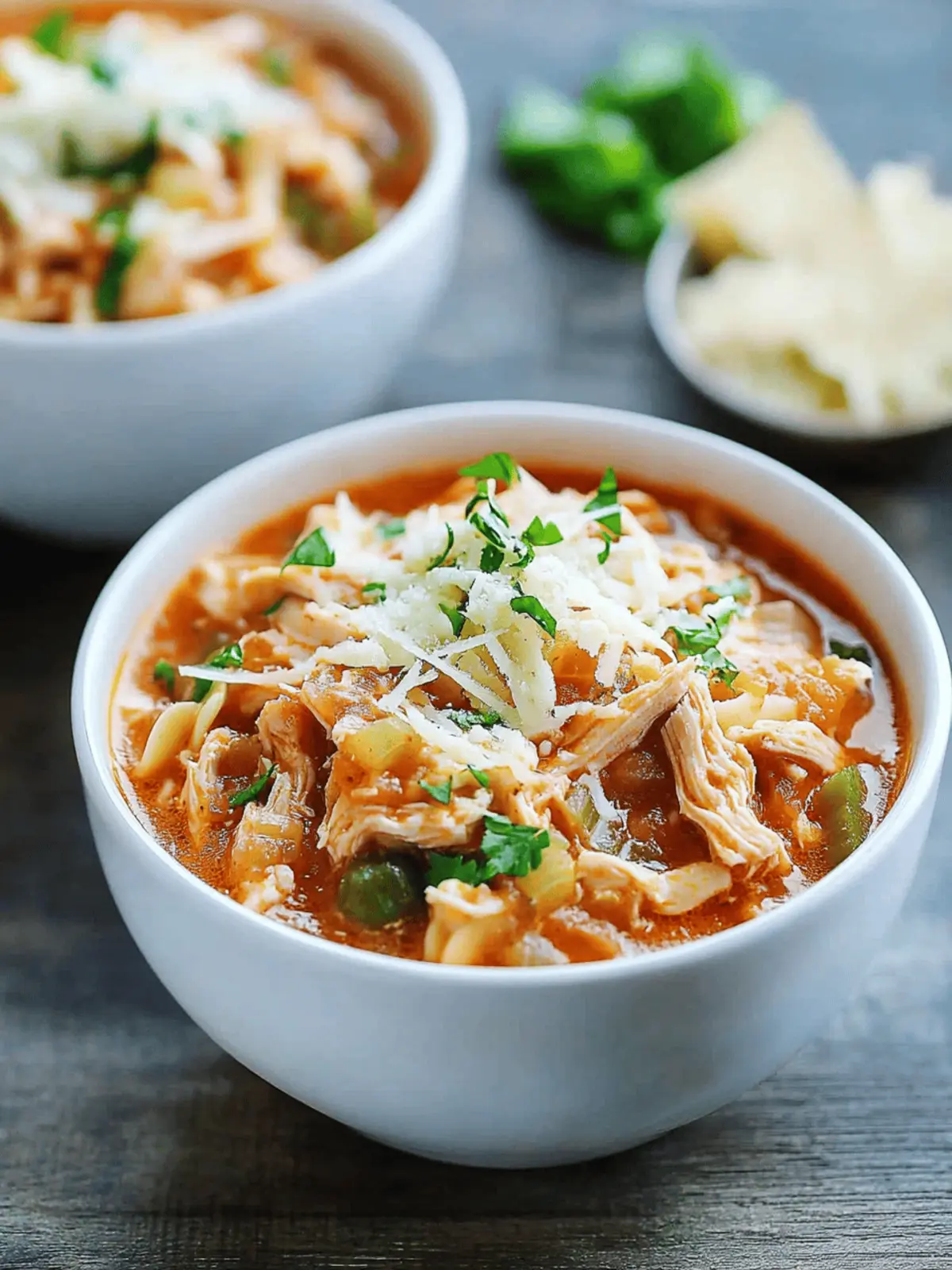 Crockpot Chicken Parmesan Soup That's Perfect for Family Nights 2 Crockpot Chicken Parmesan Soup