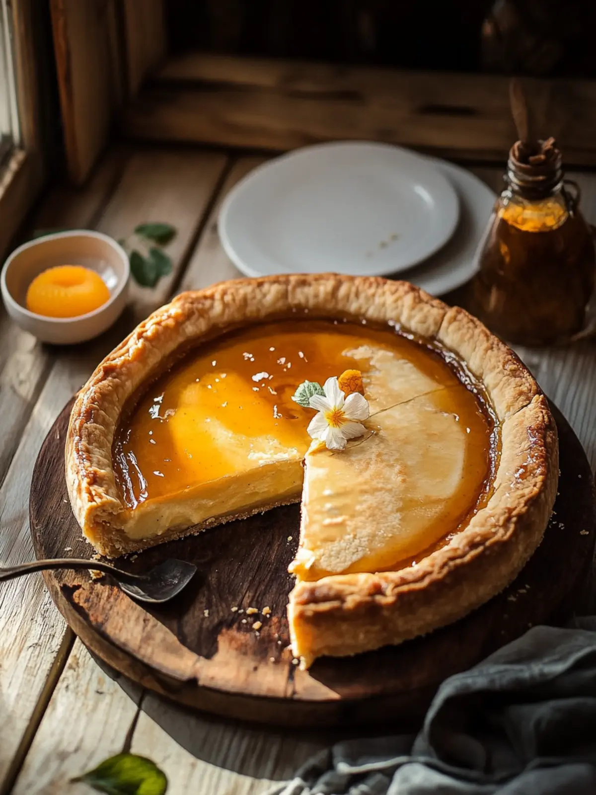 Golden Greek Honey Pie (Melopita) Made Easy at Home 3 Golden Greek Honey Pie (Melopita)