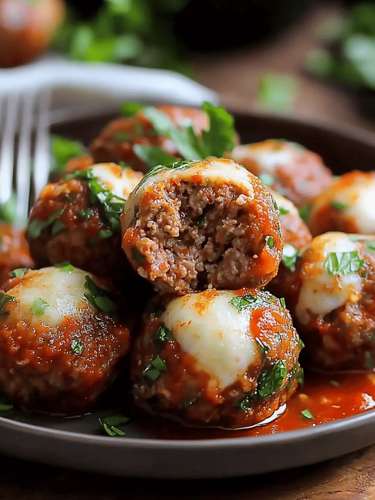 Ultimate Mozzarella Stuffed Meatballs for Cozy Dinners 2 Mozzarella Stuffed Meatballs