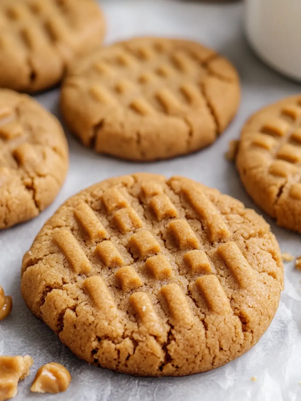 Delicious Four Ingredient Peanut Butter Cookies You ll Love 4 Four Ingredient Peanut Butter Cookies (Easy No-Flour Cookie Recipe)