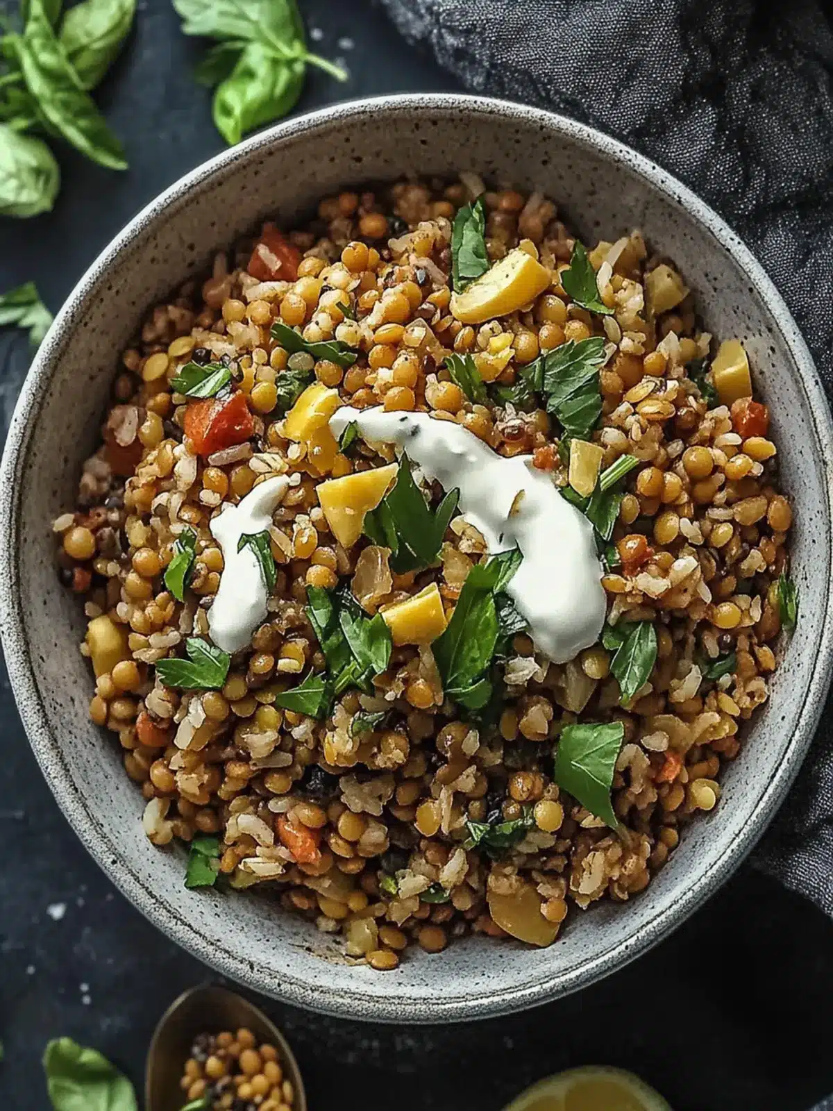 Mujadara Magic: Cozy Lentil Rice Recipe for Heartwarming Nights 3 Mujadara Magic: Wholesome Lentil Rice for Cozy Nights