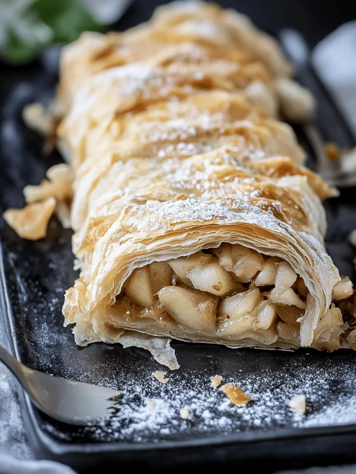 Flaky Apple Strudel Recipe for Quick Homemade Delight 3 Apple Strudel Recipe