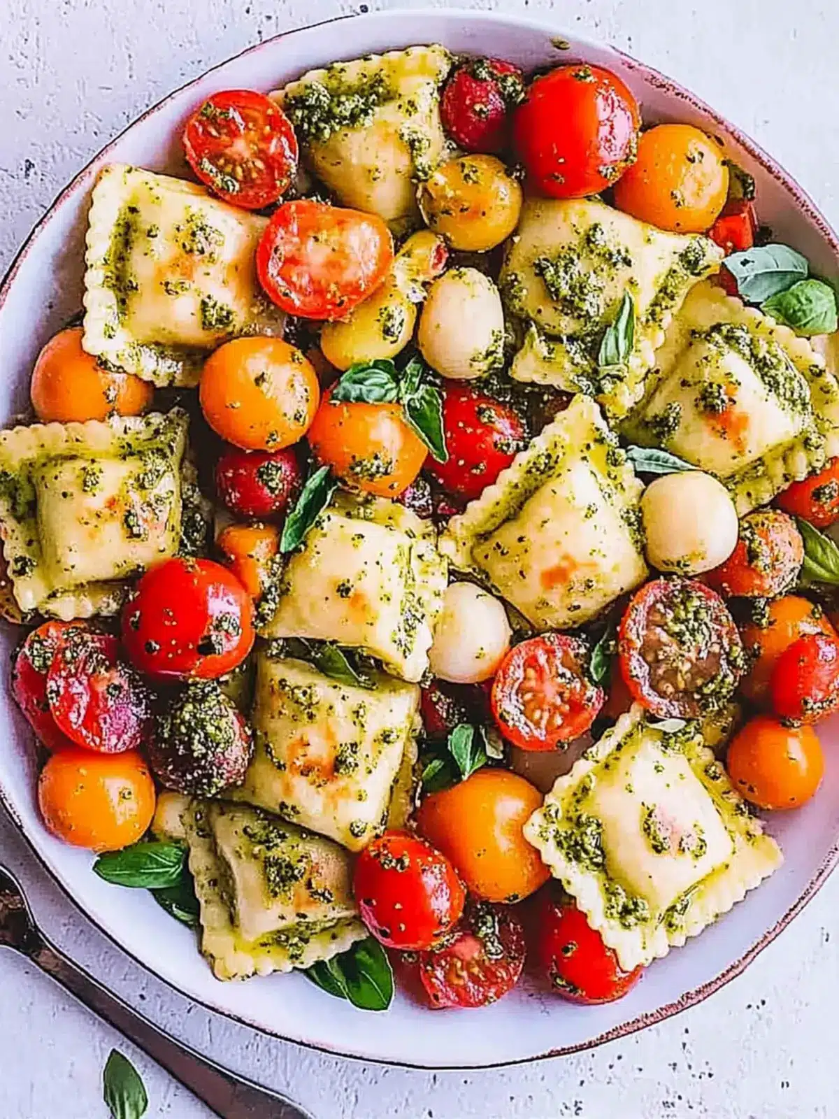 Delicious Pesto Ravioli and Vegetables in Just 30 Minutes 4 Pesto Ravioli and Vegetables