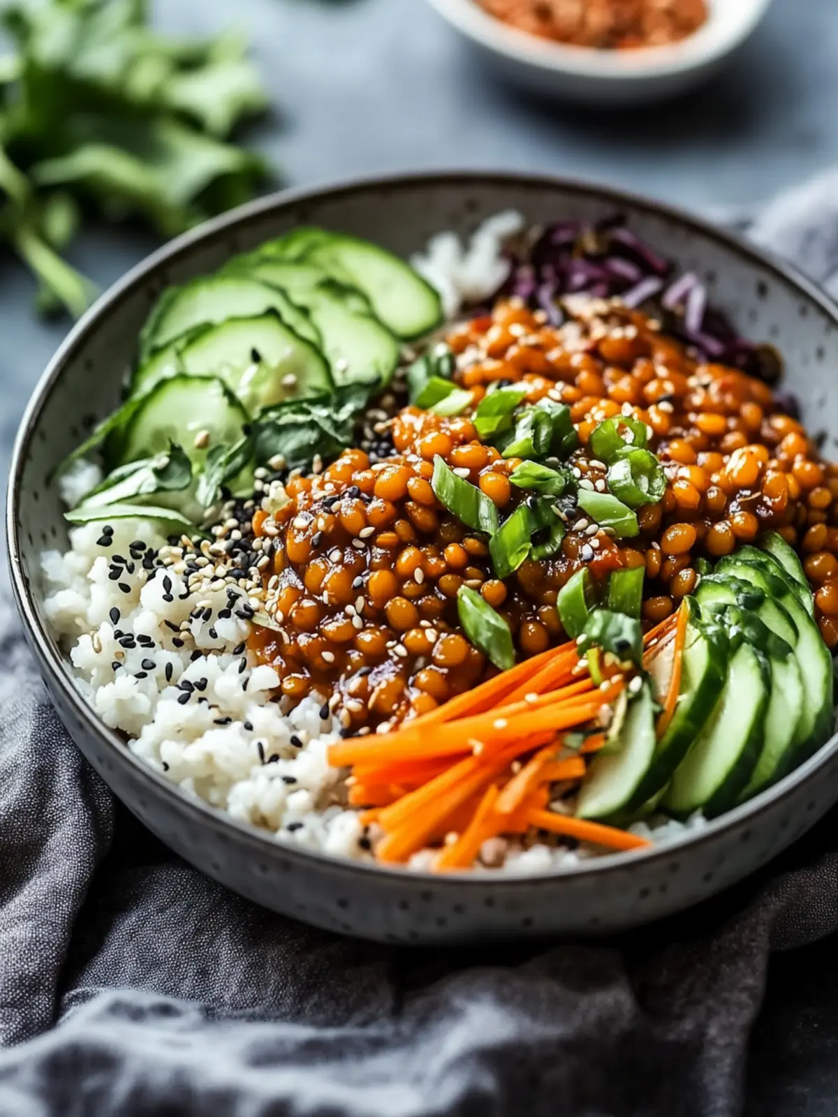 Korean Lentils Vegan Bulgogi: Flavorful & Easy Comfort Food 4 Korean Lentils Vegan Bulgogi