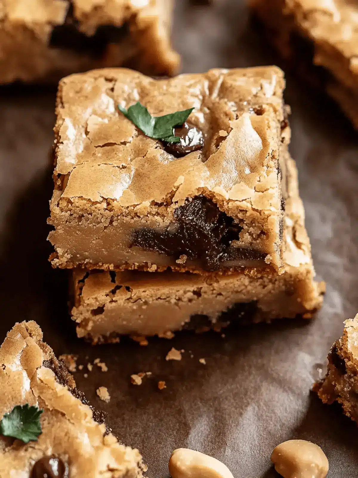Chewy Vegan Peanut Butter Blondies You ll Crave Again and Again 3 Vegan Peanut Butter Blondies