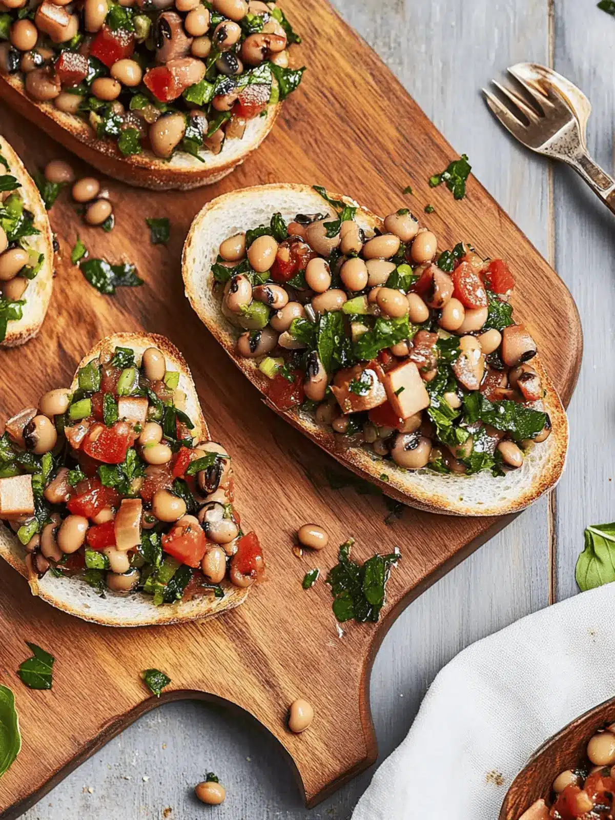 Savory Black-Eyed Pea Bruschetta to Brighten Your Gatherings 2 Black-Eyed Pea Bruschetta