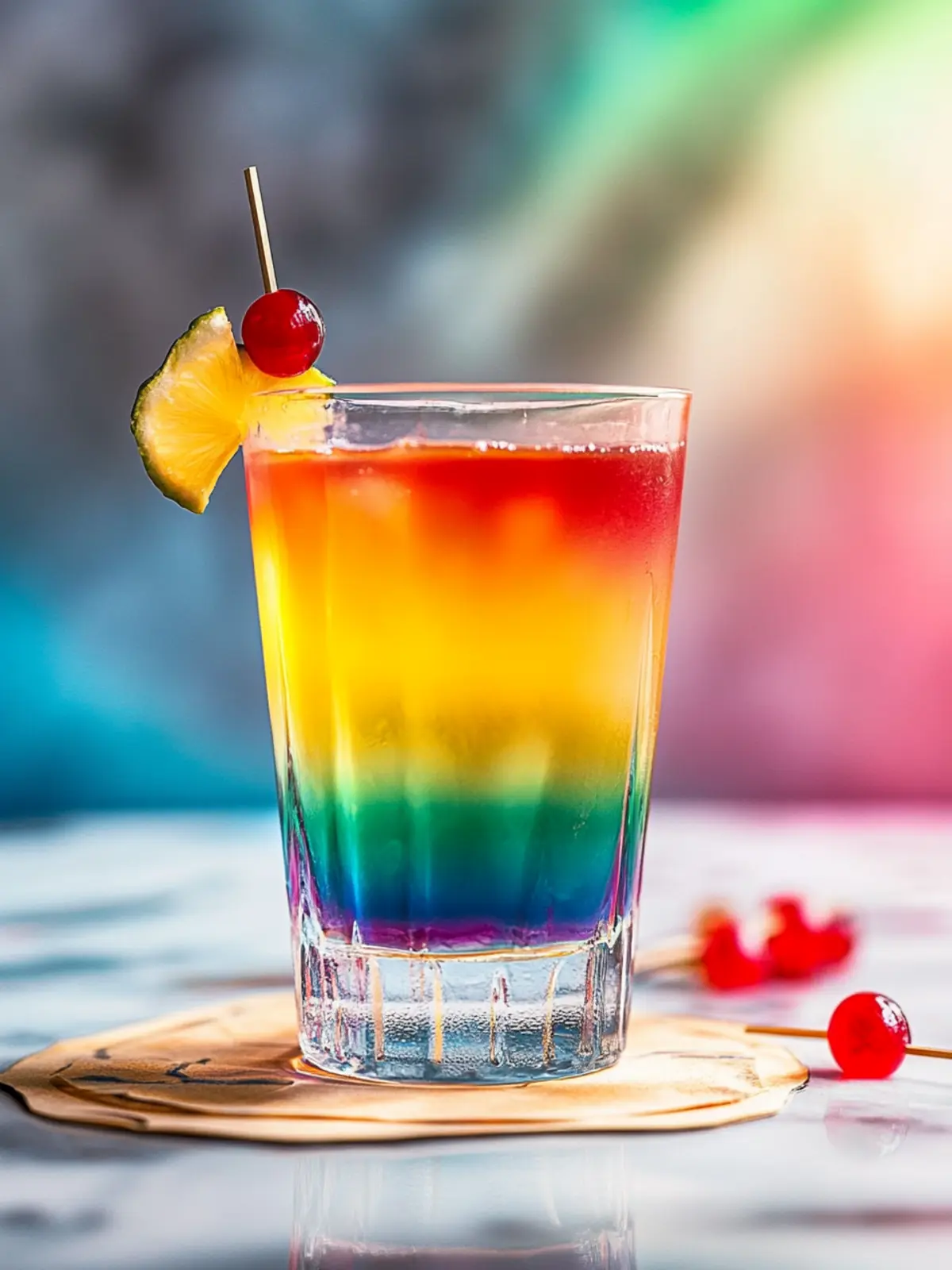 Vibrant Rainbow Shots: Simple 3-Ingredient Party Delight 3 Rainbow Shots