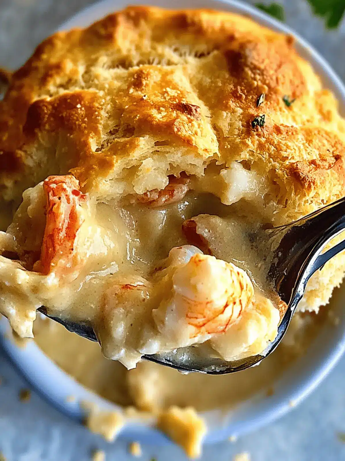 Cheddar Bay Biscuit Seafood Pot Pie: A Cozy Family Favorite 3 Cheddar Bay Biscuit Seafood Pot Pie
