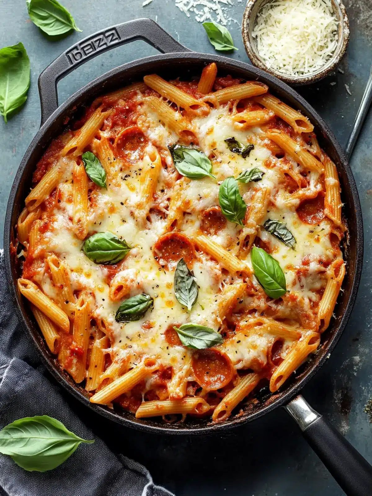Skillet Pizza Penne: Easy Cheesy Dinner Your Family Will Love 2 Skillet Pizza Penne: Your Easy, Cheesy Dinner Delight