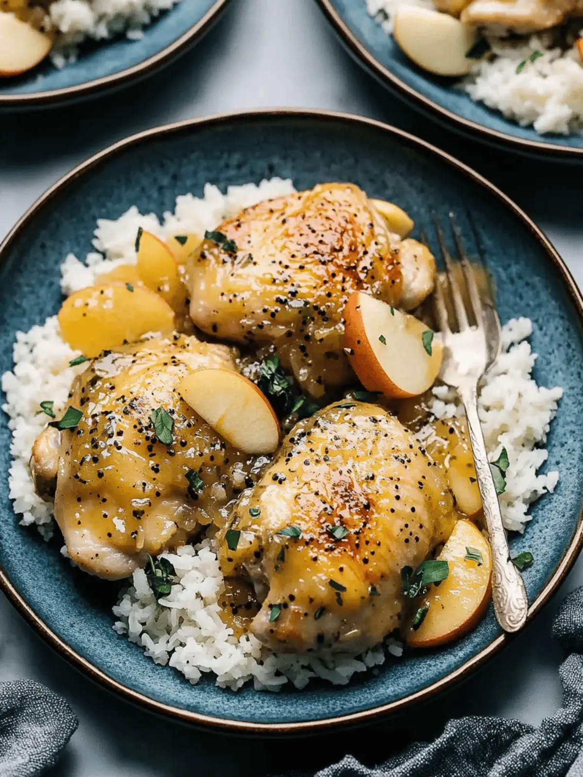 Savor Apple Chicken with Cider Mustard Sauce in One Pan 4 Apple Chicken with Cider Mustard Sauce