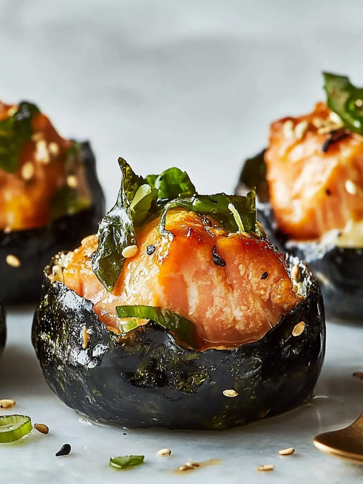 Baked Salmon Sushi Cups: Quick, Flavorful Bites for Busy Nights 2 Baked Salmon Sushi Cups