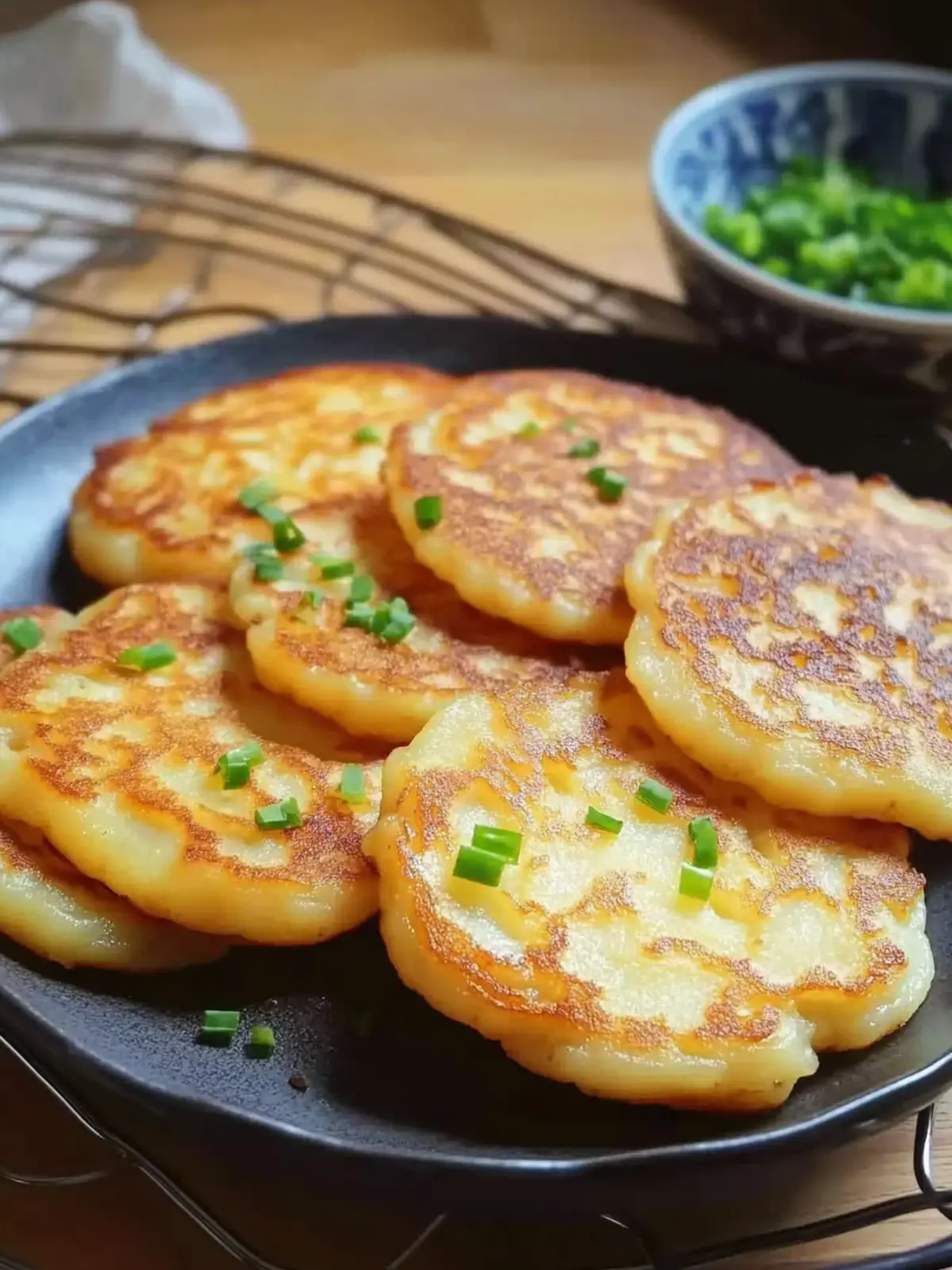 Crispy Korean Cheese Potato Pancakes (Gamjajeon) Recipe Delight 3 Korean Cheese Potato Pancakes (Gamjajeon)