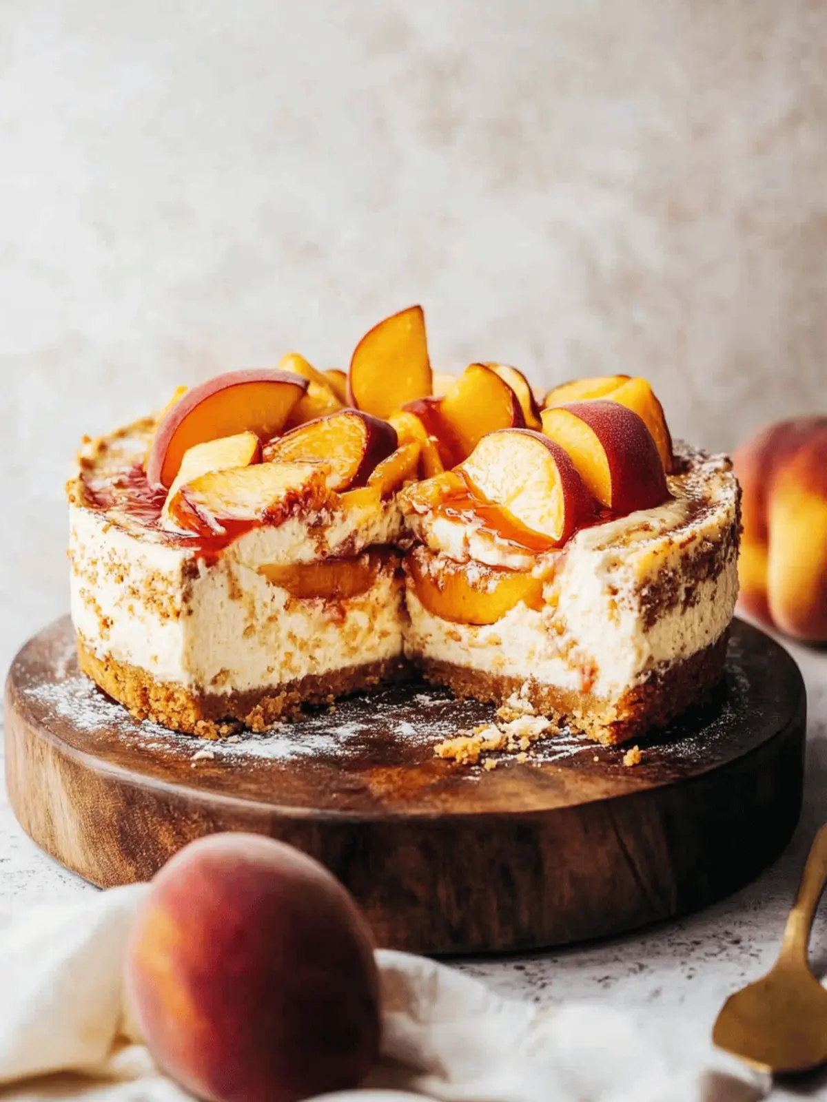 Irresistible Peach Cobbler Cheesecake You Can't Resist 3 Irresistible Peach Cobbler Cheesecake You Can't Resist