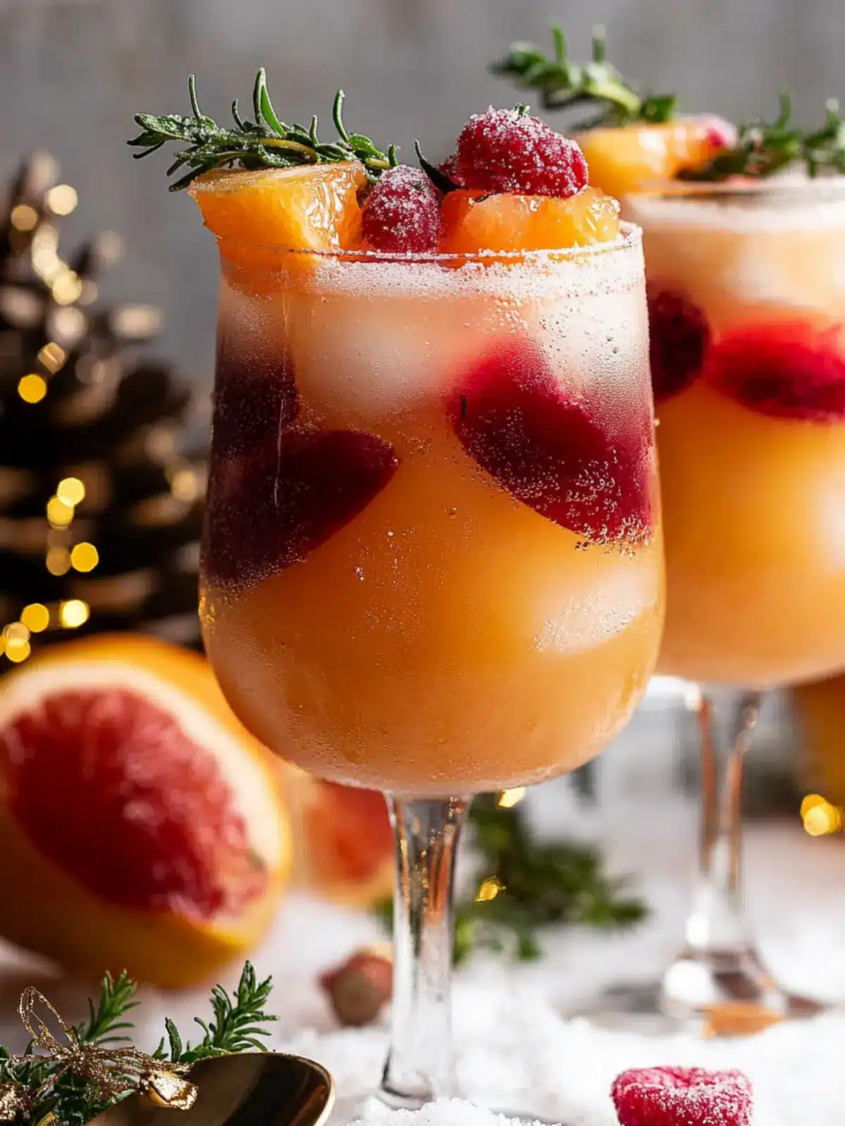 Grapefruit Thyme Mocktail for the Holidays Sip the Cheer! 3 Grapefruit Thyme Mocktail for the Holidays