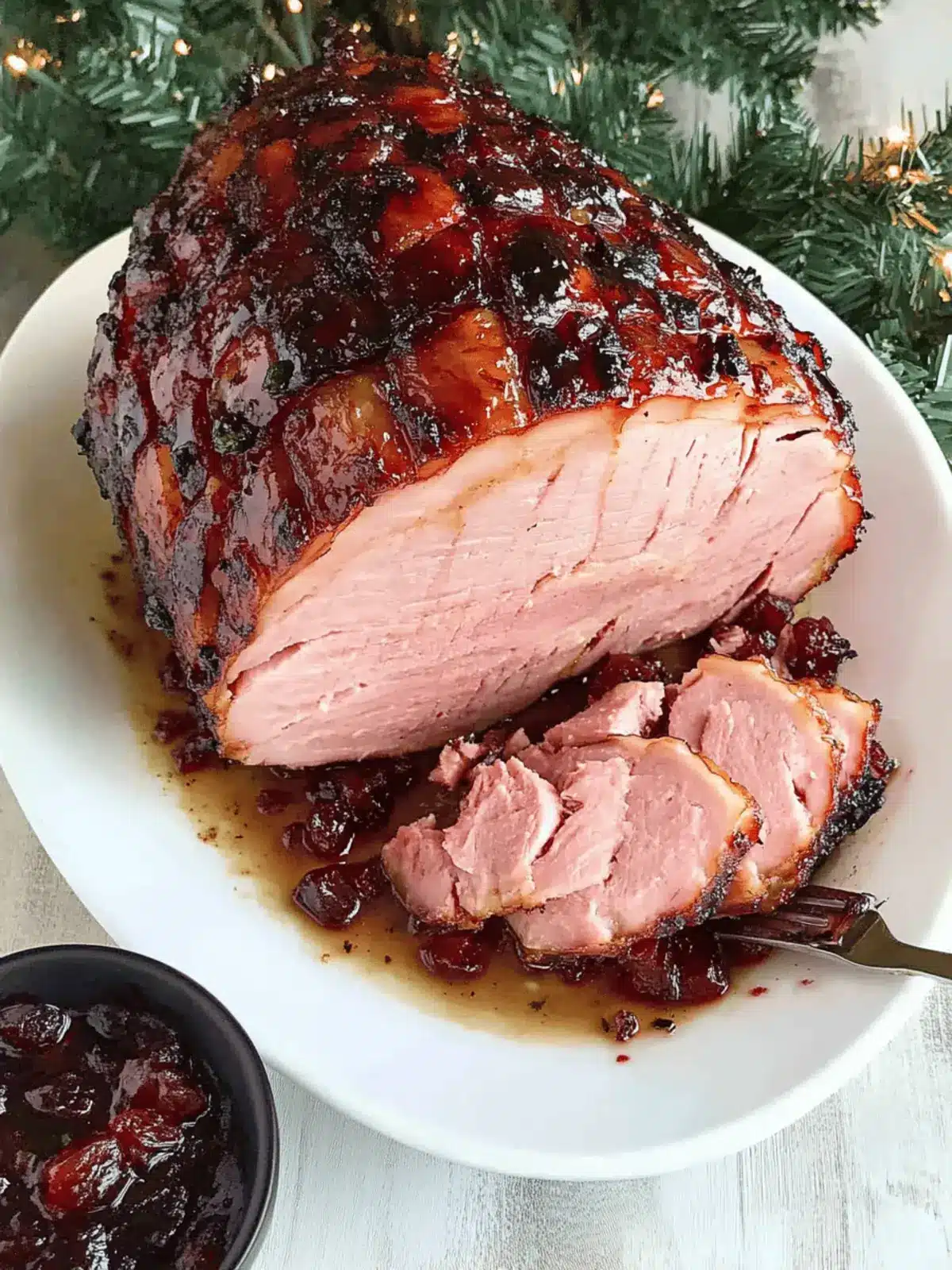 Cranberry Glazed Christmas Ham: Effortless Holiday Delight 3 Cranberry Glazed Christmas Ham