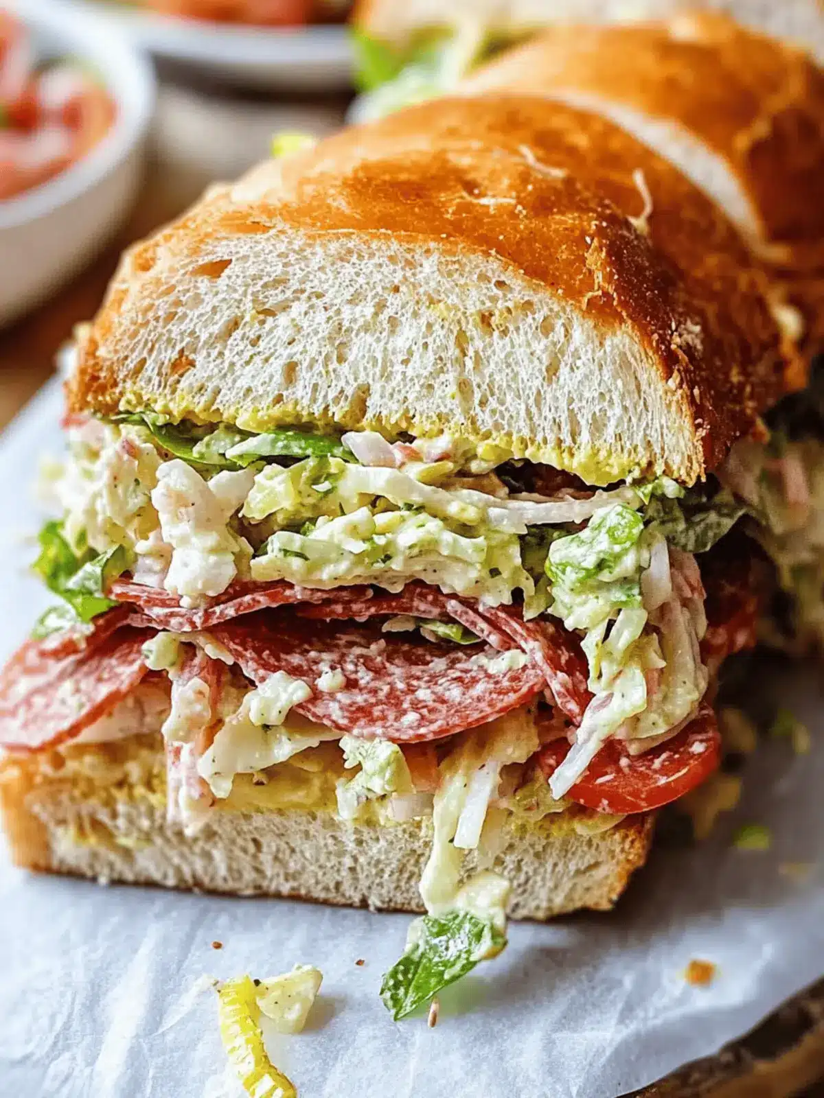 Italian Grinder Salad Sandwich TikTok s Must-Try Delight 4 Italian Grinder Salad Sandwich (TikTok Viral Recipe)