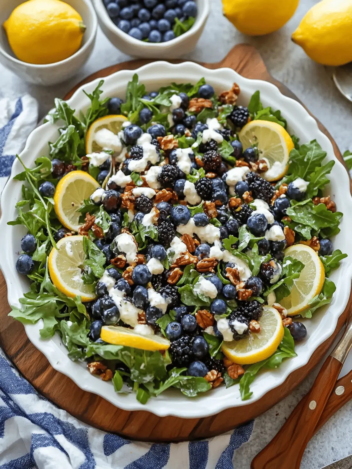 Zesty Lemon Blueberry Salad for a Fresh Summer Boost 2 Lemon Blueberry Salad