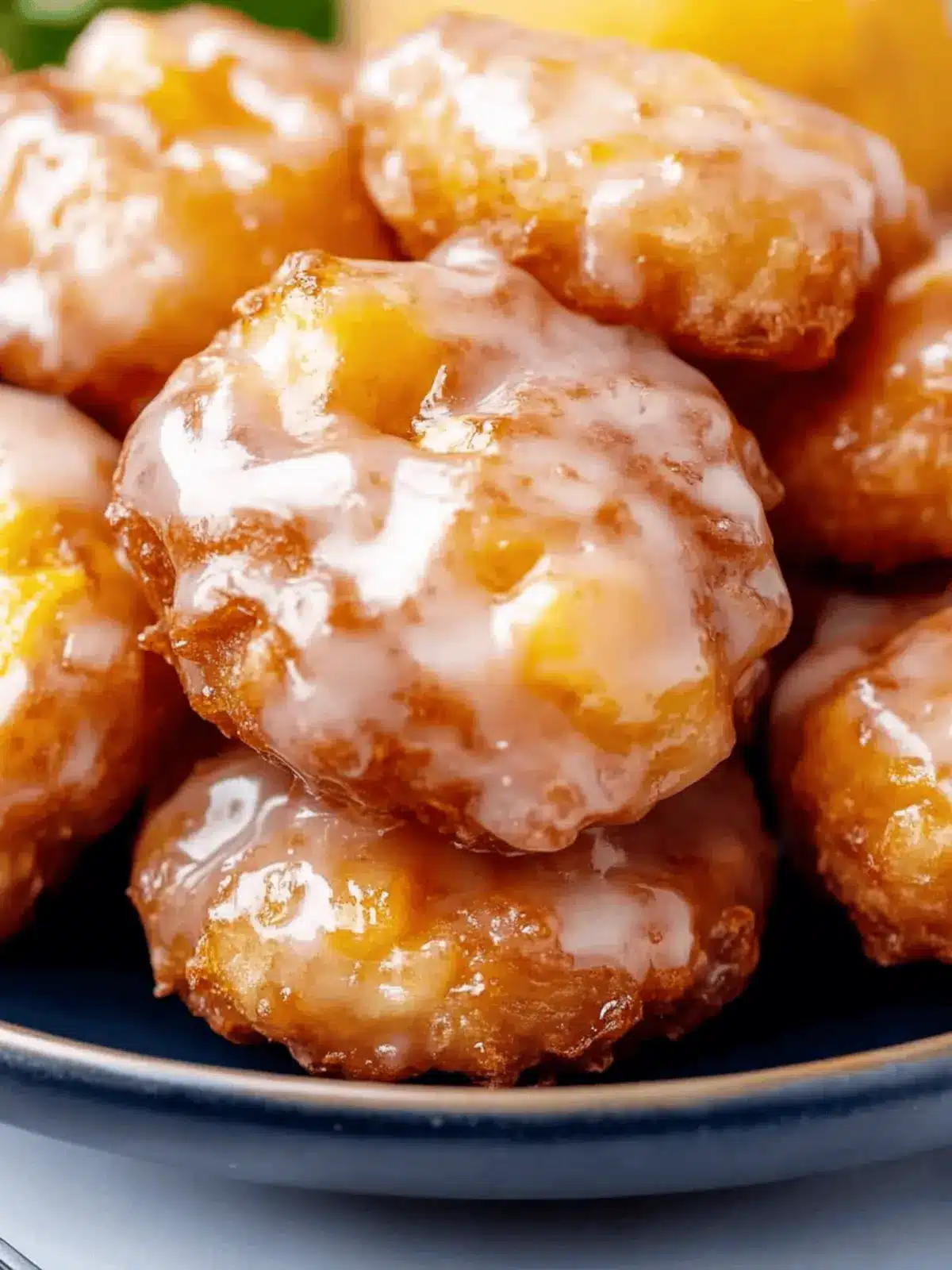 Irresistible Glazed Peach Fritters Recipe for Summer Bliss 2 Glazed Peach Fritters Recipe
