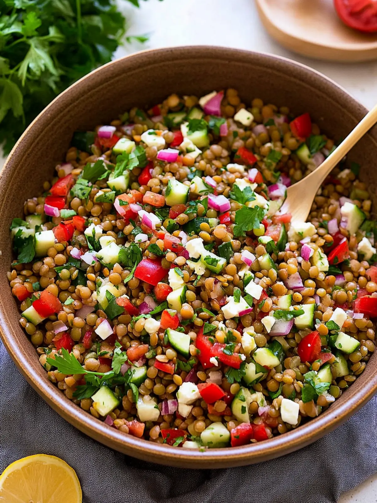 Fresh Mediterranean Lentil Salad That Boosts Your Energy 3 Lentil Salad