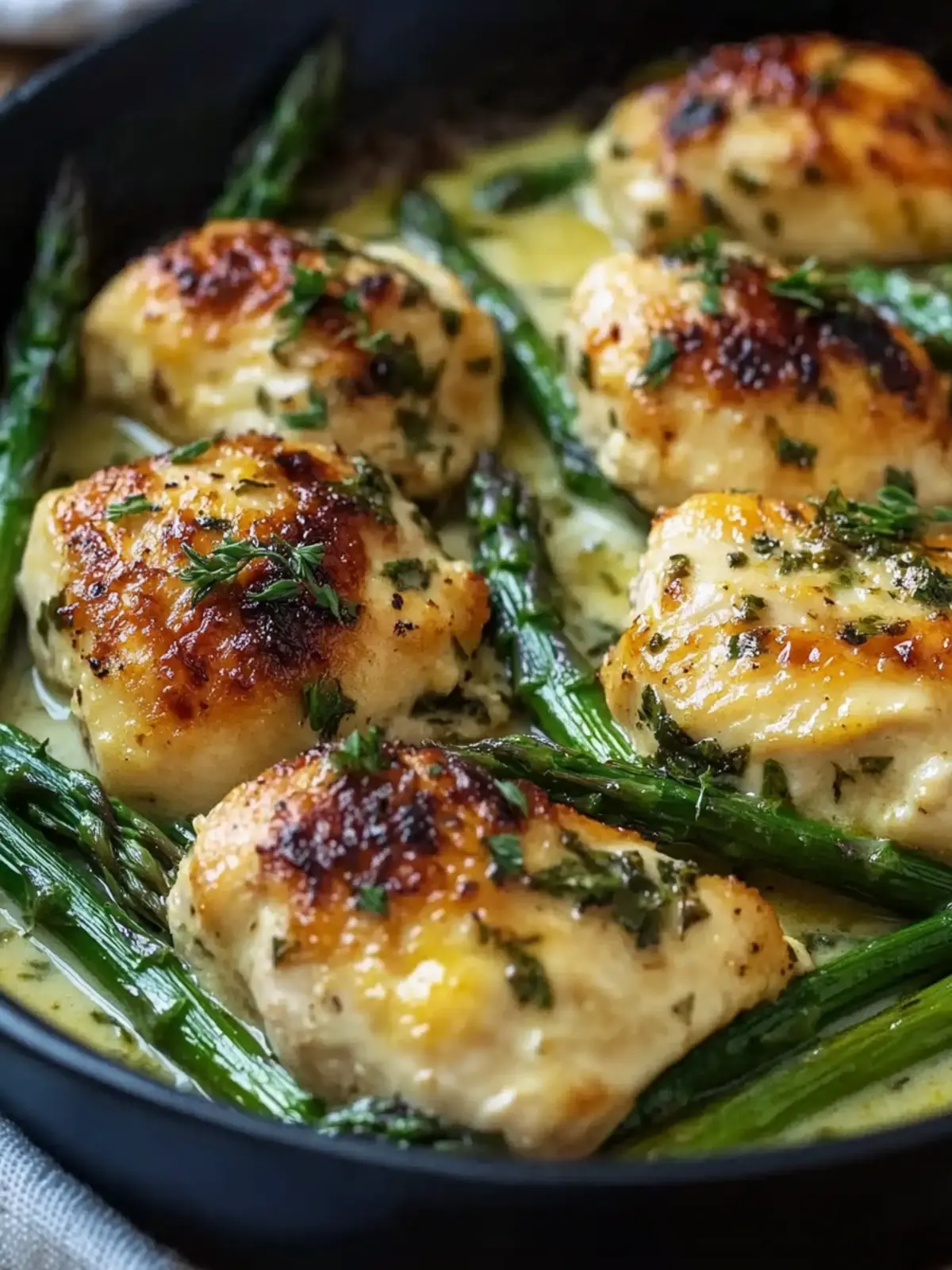 Creamy Baked Chicken and Asparagus That Will Wow Your Family 4 Creamy Baked Chicken and Asparagus