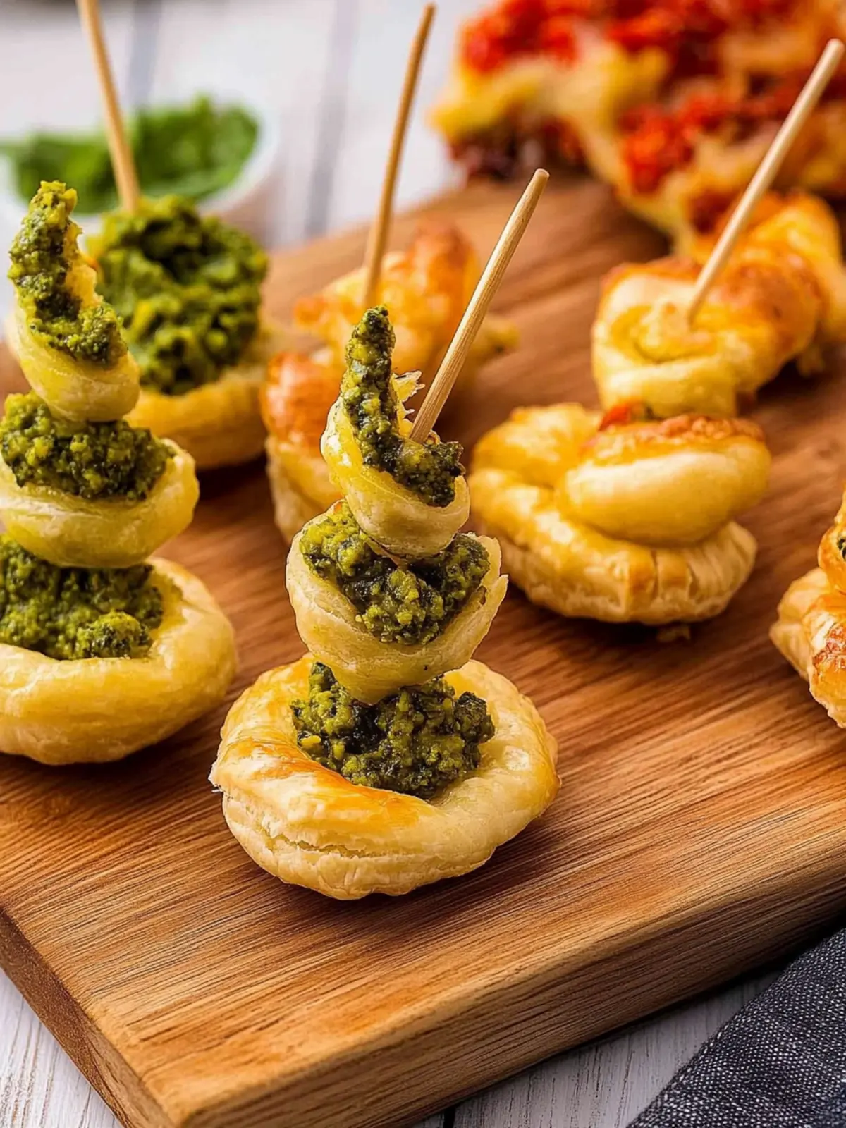 Delicious Pesto Puff Pastry Christmas Trees Everyone Will Love 4 Pesto Puff Pastry Christmas Trees