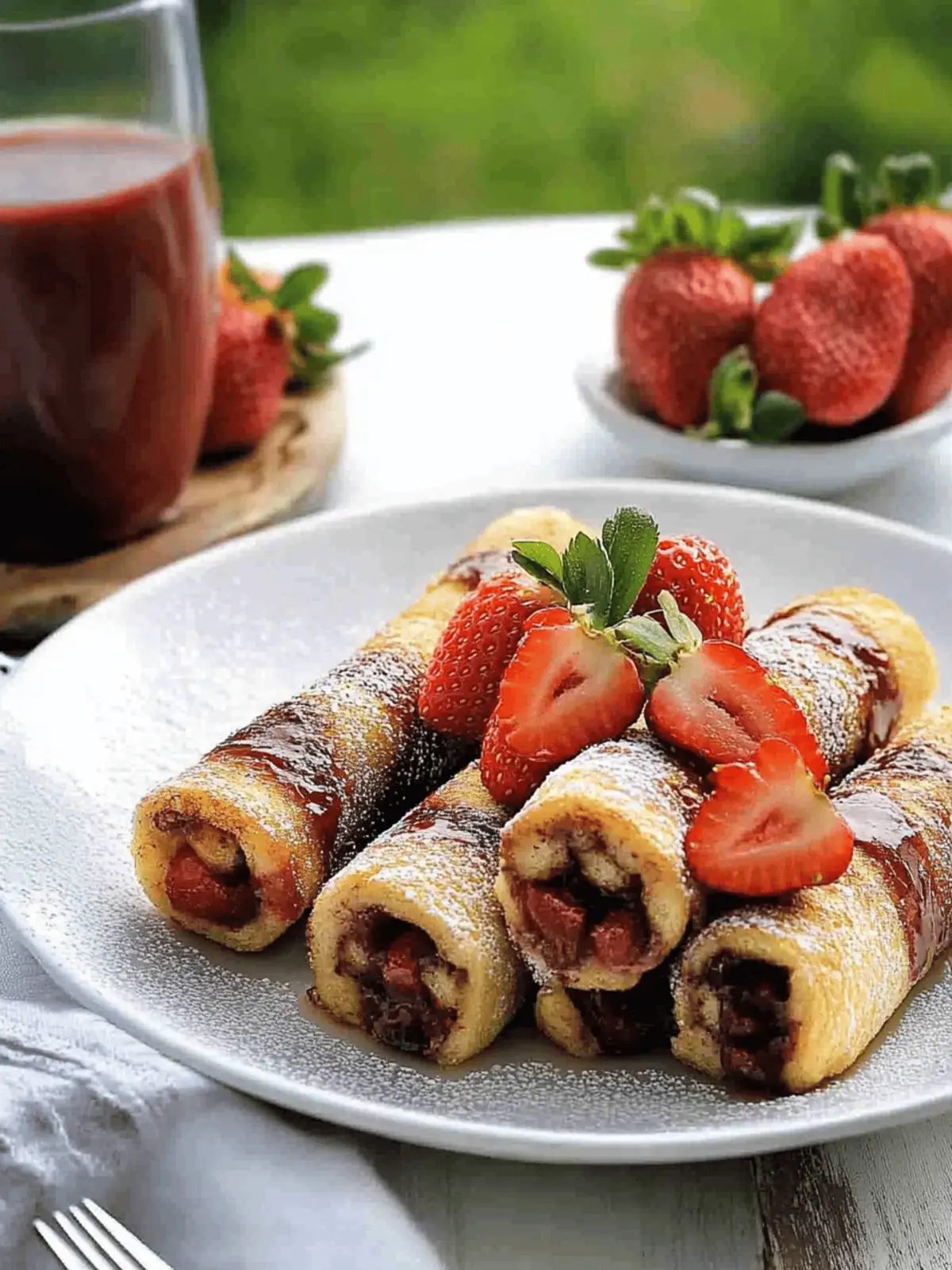 Strawberry Nutella French Toast Roll Ups for Breakfast Bliss 2 Strawberry Nutella French Toast Roll Ups