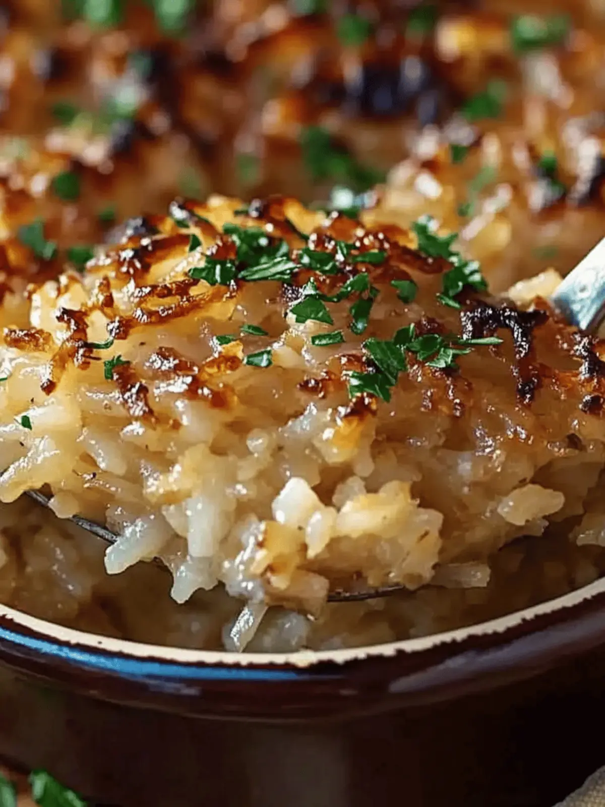 Decadent French Onion Soup Rice for Cozy Nights In 2 French Onion Soup Rice