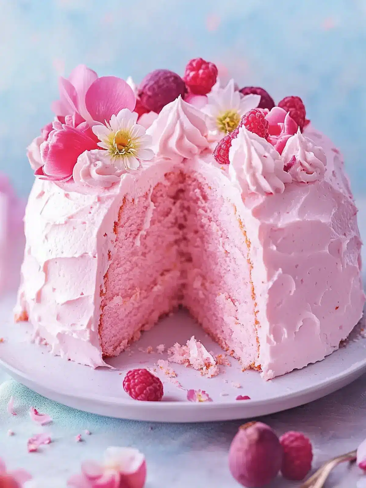 Irresistible Pink Angel Food Cake for Your Next Celebration 3 Pink Angel Food Cake