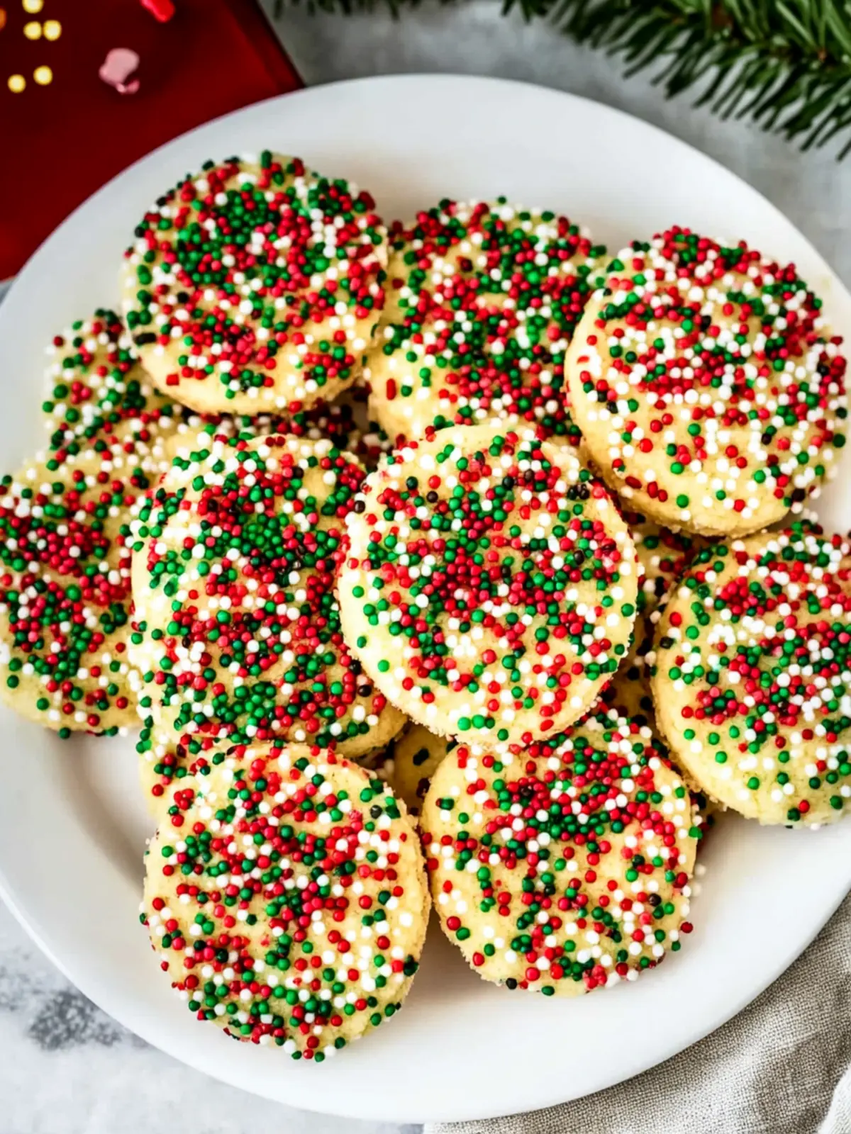Delicious Christmas Sprinkle Cookies for Festive Cheer 3 Christmas Sprinkle Cookies