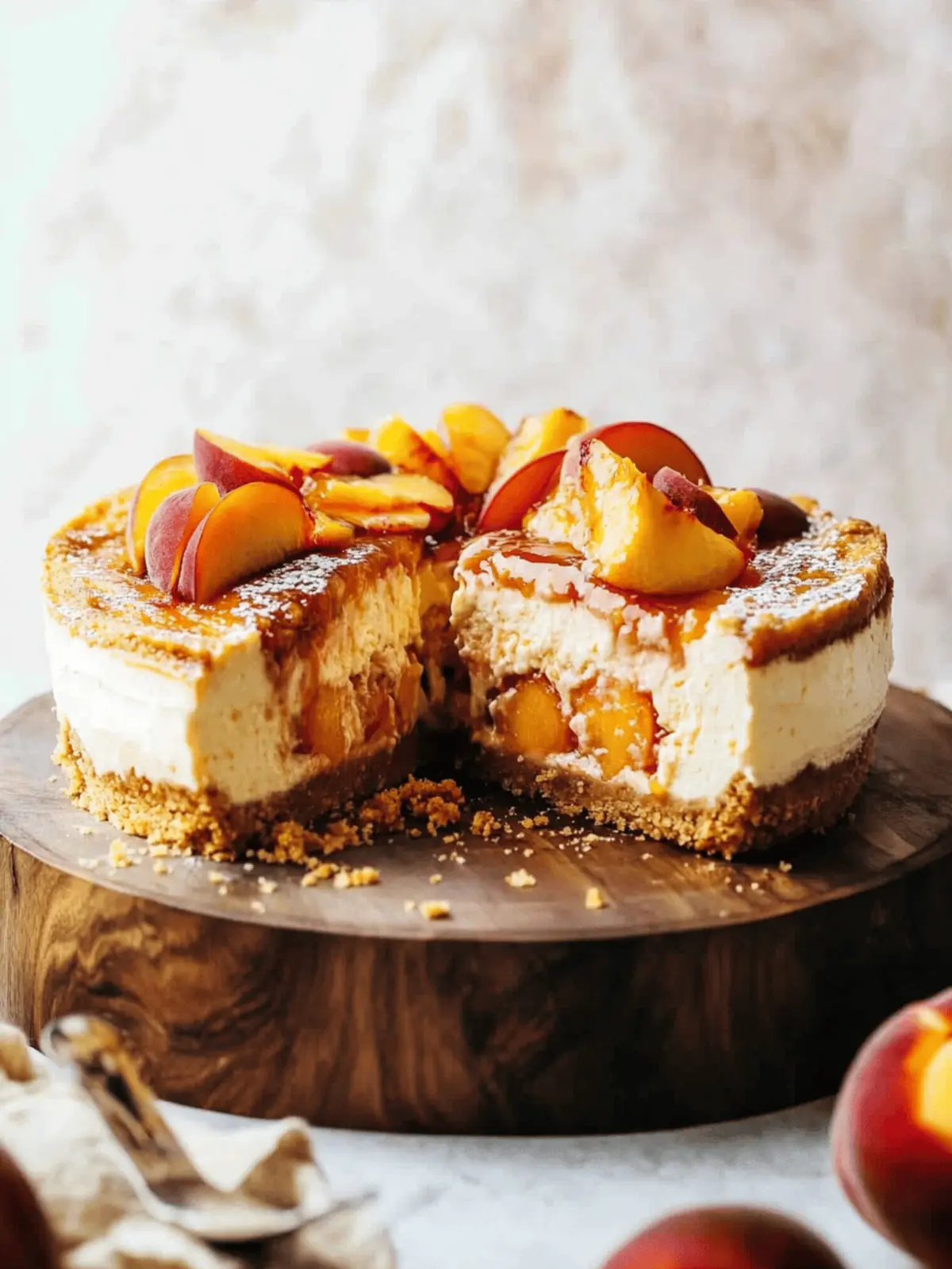 Irresistible Peach Cobbler Cheesecake You Can't Resist 4 Irresistible Peach Cobbler Cheesecake You Can't Resist