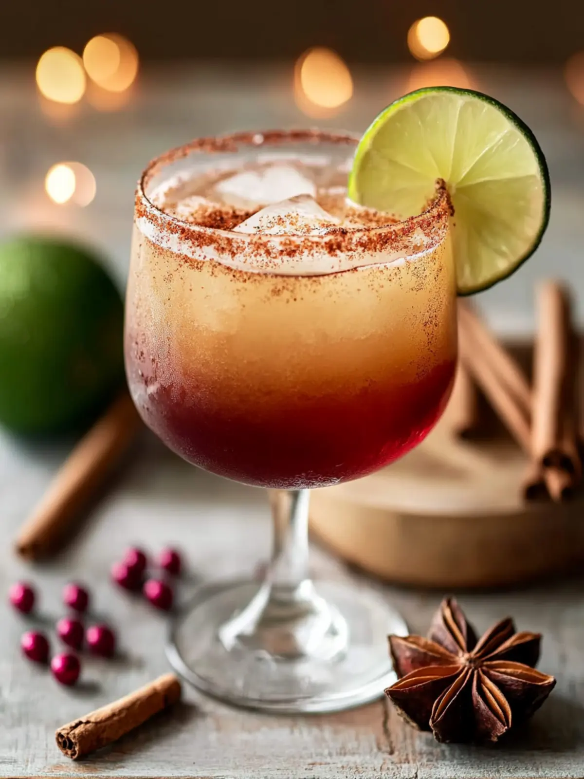 Spiced Christmas Margarita: Your Festive Mocktail Delight 4 Spiced Christmas Margarita