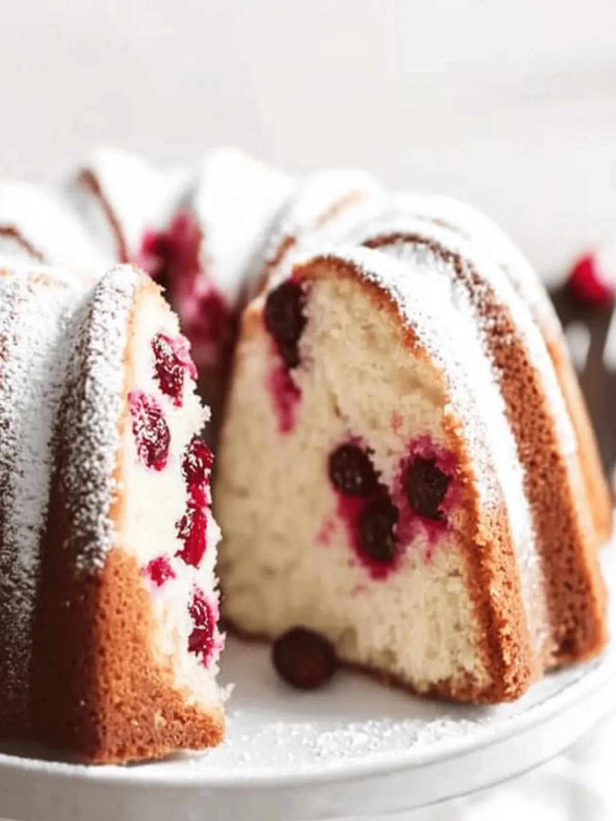 Irresistible Vanilla Cranberry Bundt Cake for Festive Feasts 2 Vanilla Cranberry Bundt Cake