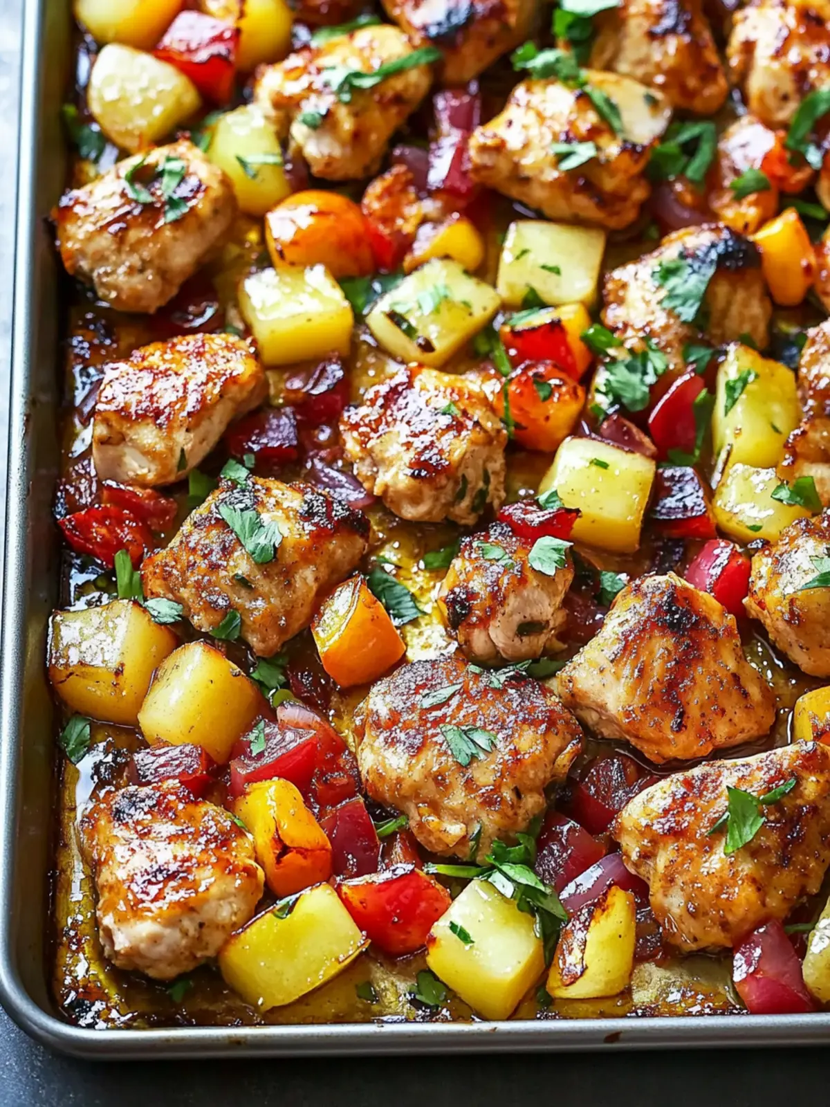 Hawaiian Chicken Sheet Pan: Easy Family Meal Bliss 3 Hawaiian Chicken Sheet Pan