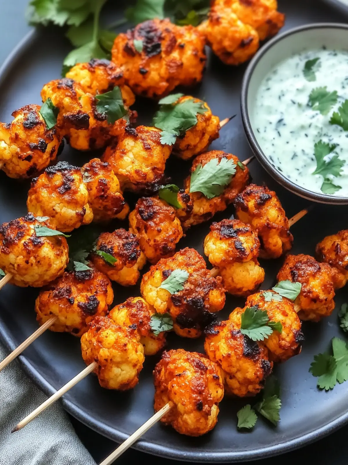 Savor Tandoori Gobi Tikka: Irresistible Cauliflower Perfection 4 Savor Tandoori Gobi Tikka: Irresistible Cauliflower Skewers
