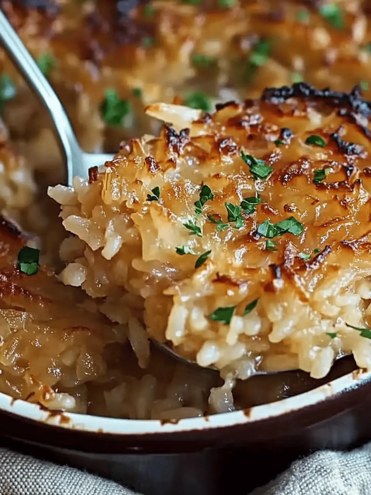 Decadent French Onion Soup Rice for Cozy Nights In 4 French Onion Soup Rice