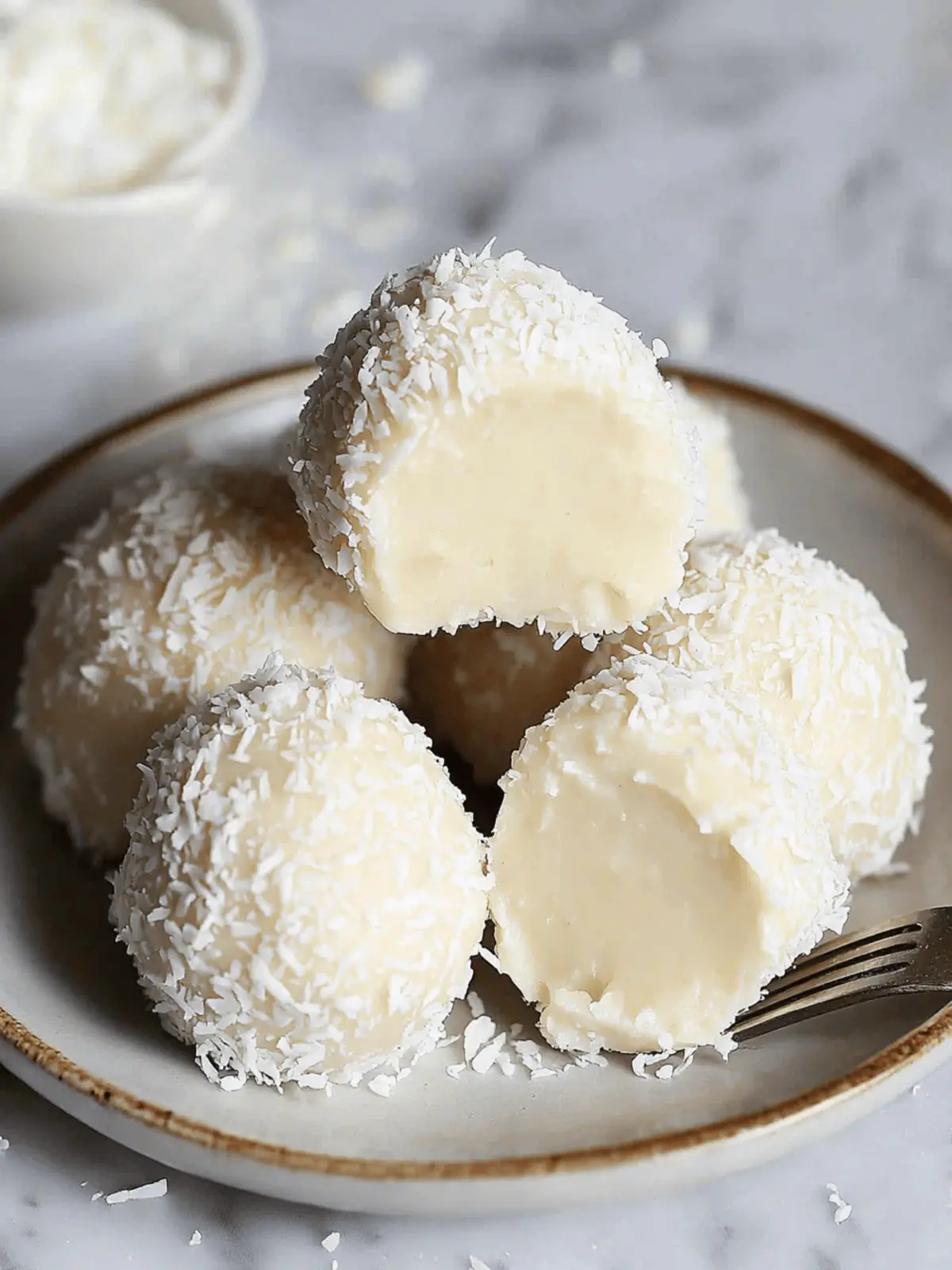 Coconut Snowball Truffles for Effortless Holiday Indulgence 4 Coconut Snowball Truffles