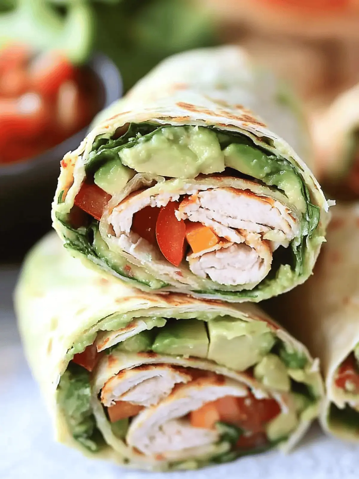 Easy Turkey Avocado Veggie Wraps for a Healthy Lunch Delight 2 Turkey Avocado Veggie Wraps