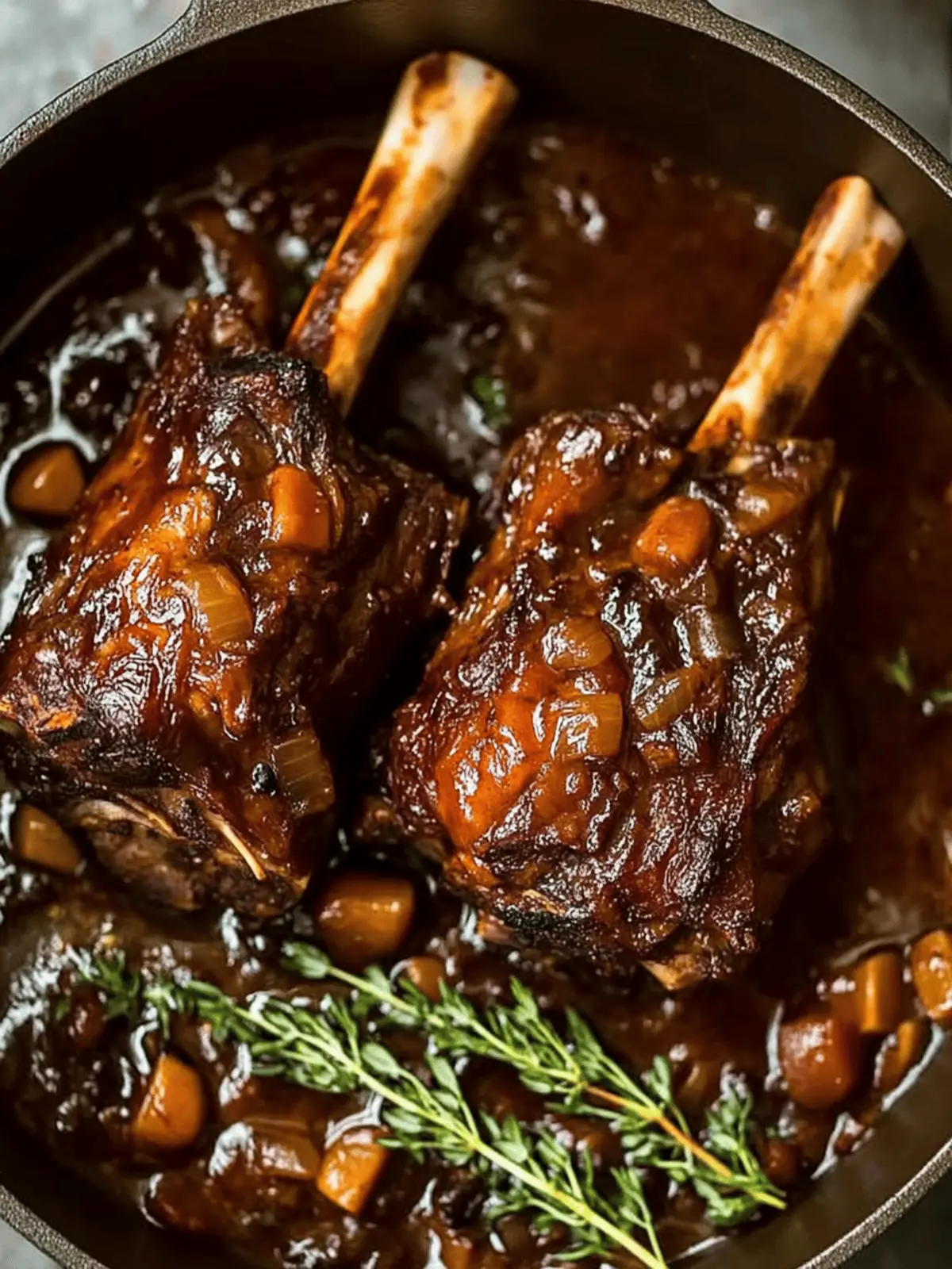 Melt-in-Your-Mouth Slow Braised Lamb Shanks Recipe 3 Slow braised lamb shanks