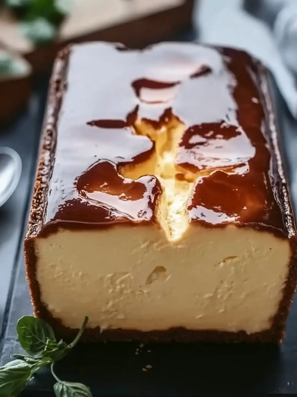 Unique Simple Burnt Basque Cheesecake in a Loaf Pan Recipe 2 Simple Burnt Basque Cheesecake in a Loaf Pan for Delightful Desserts