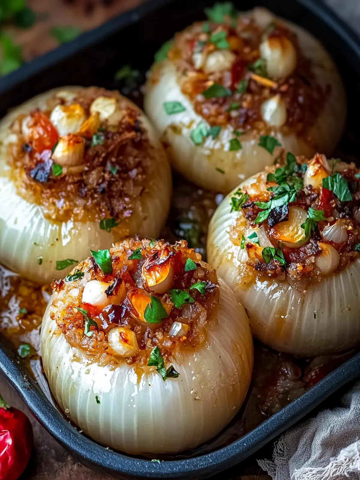 Savor Middle Eastern Stuffed Onions: Irresistibly Vegan Delights 3 Middle Eastern Stuffed Onions: A Savory Vegan Delight!
