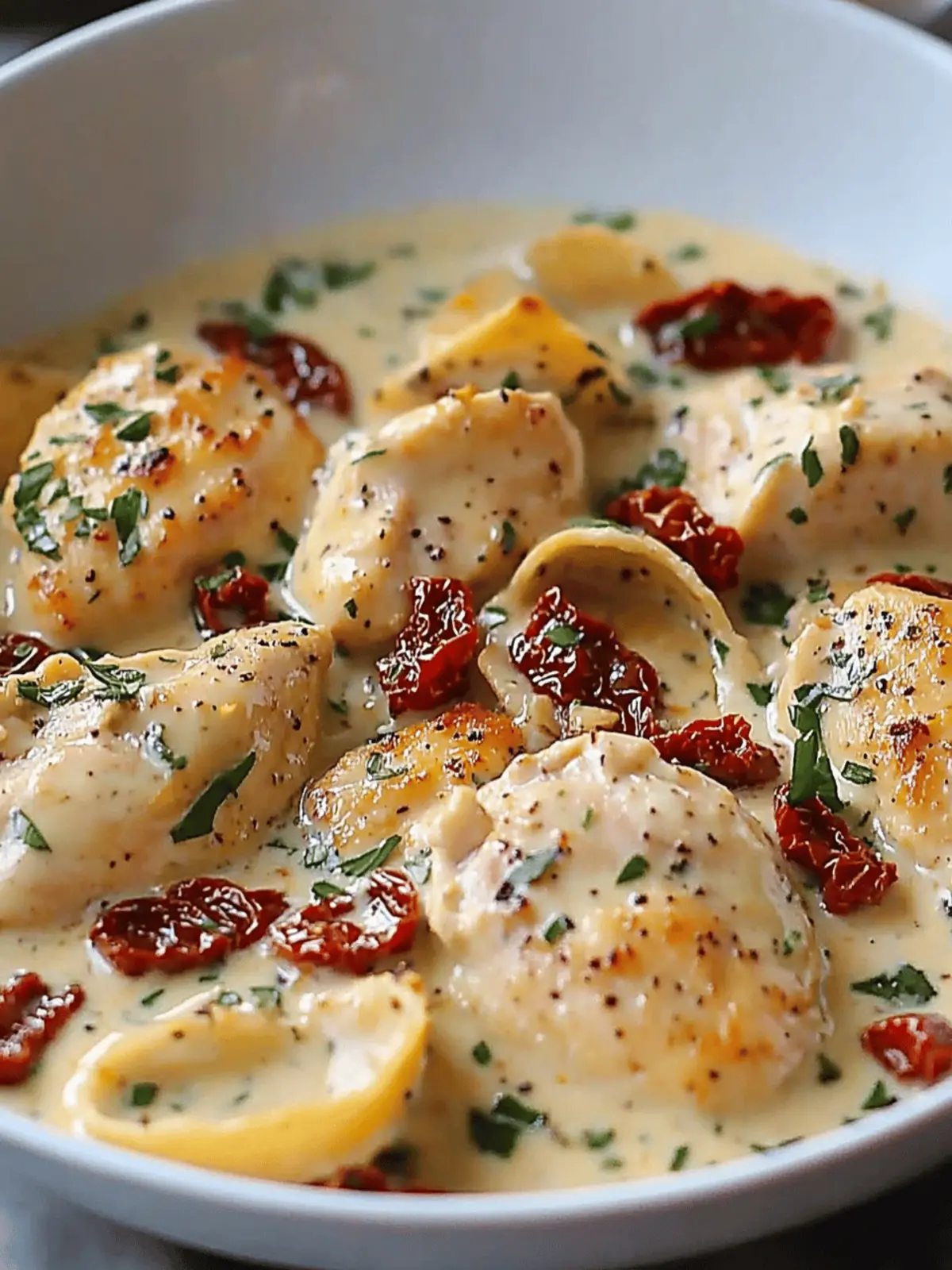 Creamy Sun-Dried Tomato Chicken Ravioli in Under 30 Minutes 3 Creamy Sun-Dried Tomato Chicken