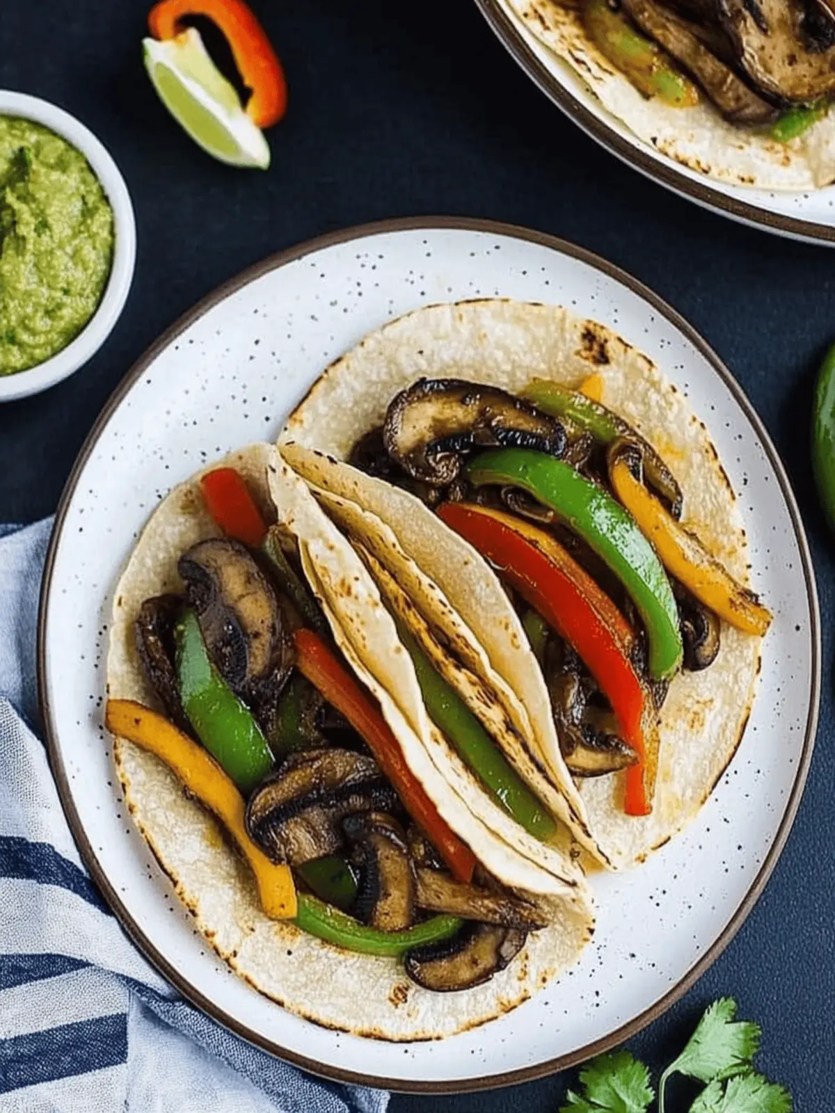 Savory Portabella Mushroom Fajitas for a Quick Veggie Feast 3 Portabella Mushroom Fajitas