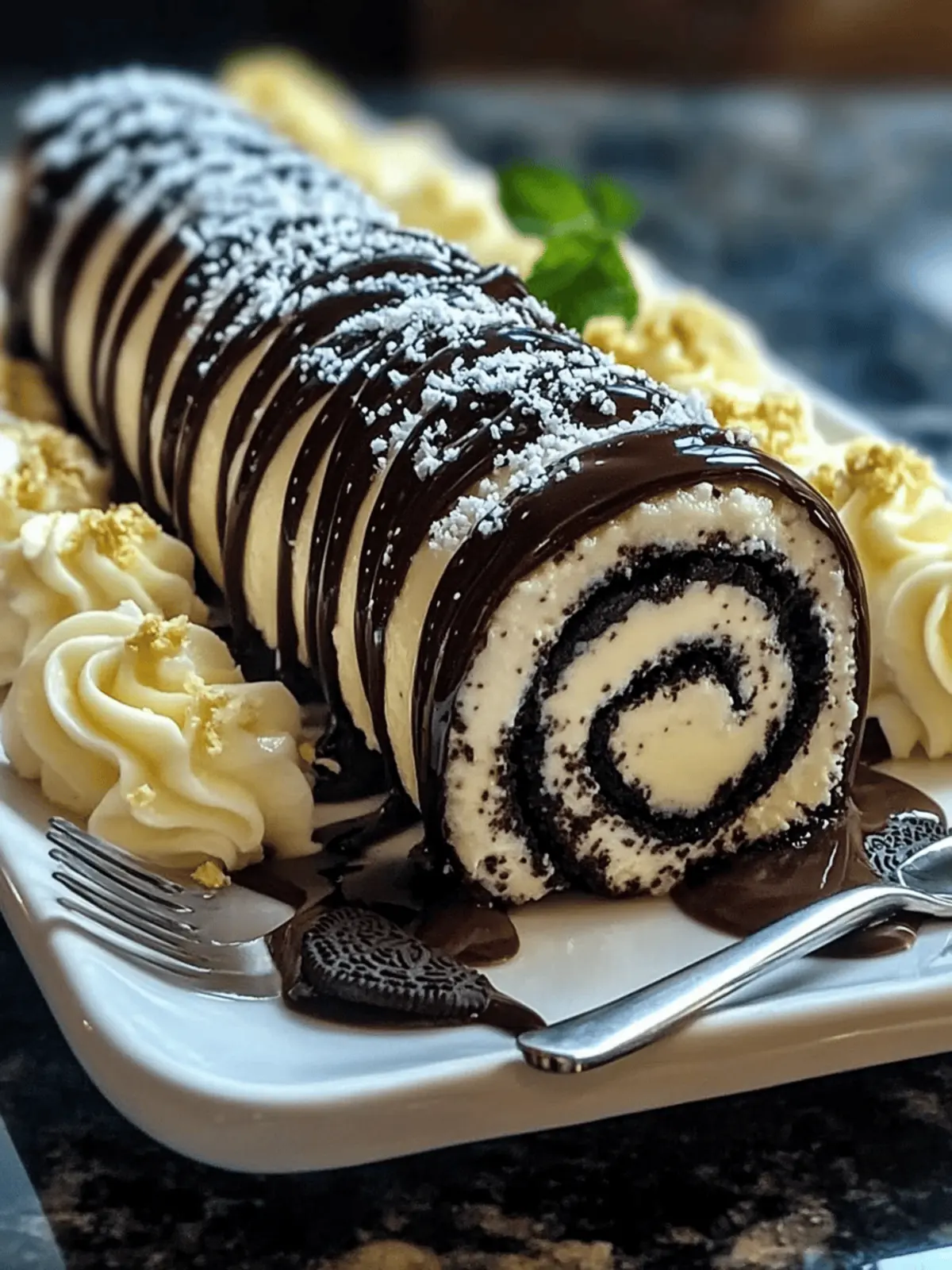 Indulge in No-Bake Oreo Cheesecake Sushi Rolls Today! 2 No-Bake Oreo Cheesecake Sushi Rolls
