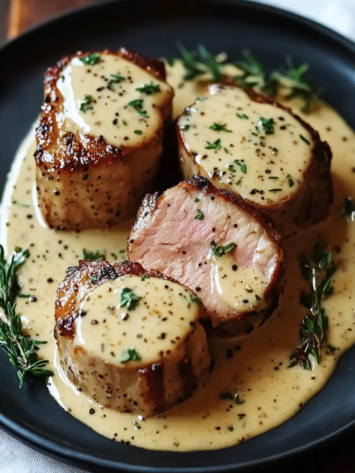 Savor Pork Tenderloin with Creamy Dijon Sauce for Dinner Bliss 3 Savor Pork Tenderloin with Creamy Dijon Sauce Tonight